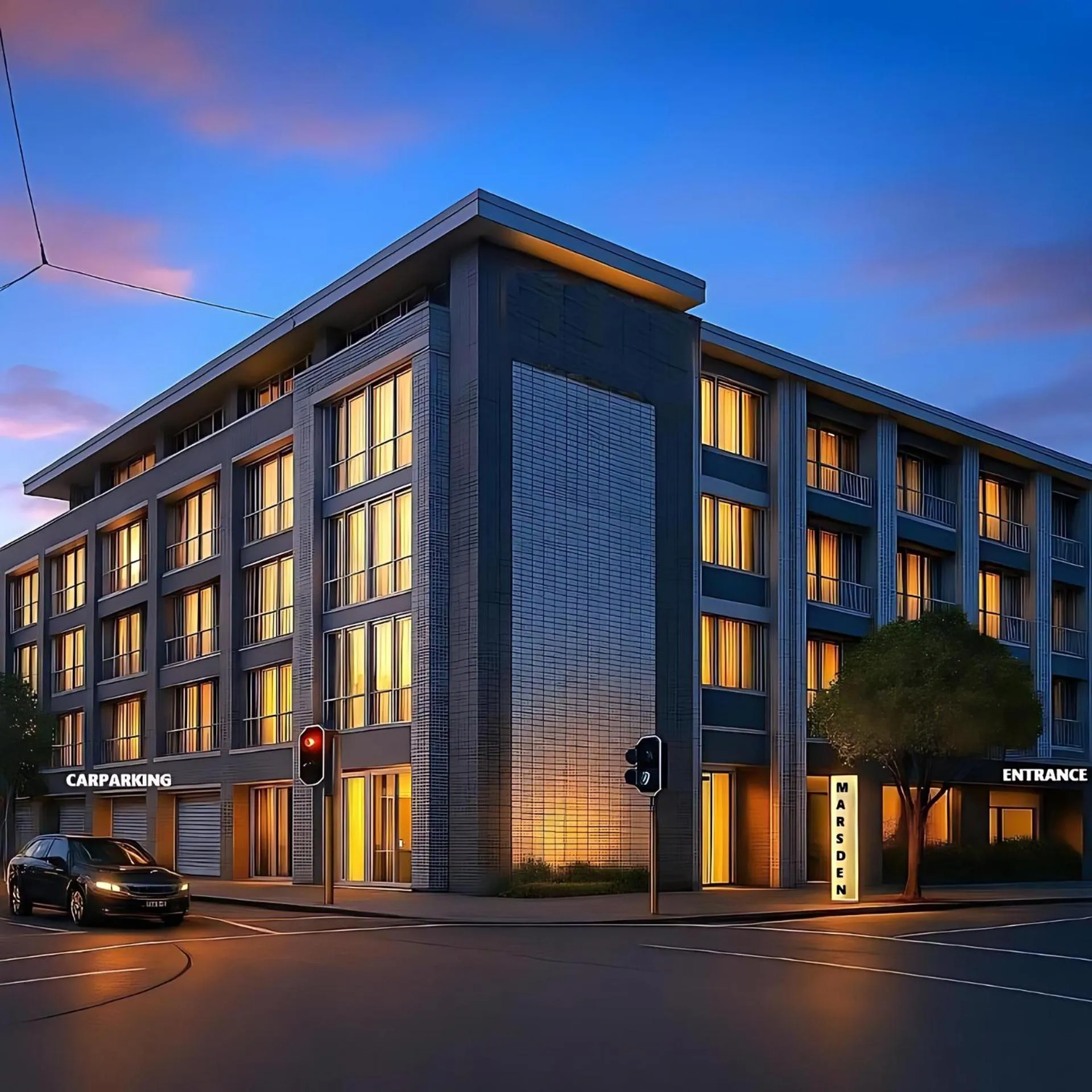 Property building in Marsden Viaduct