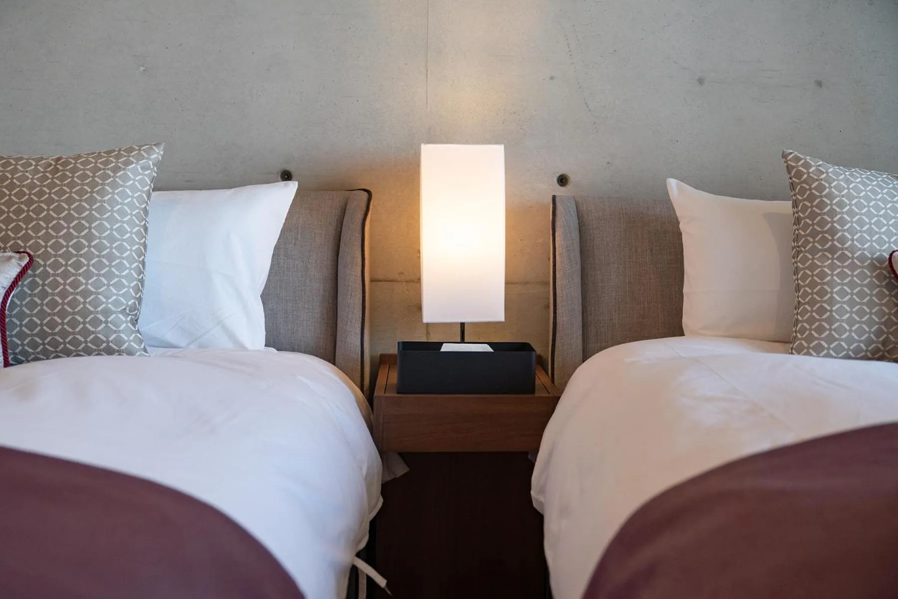 Bed in Tamatsukuri Daifuji Kan