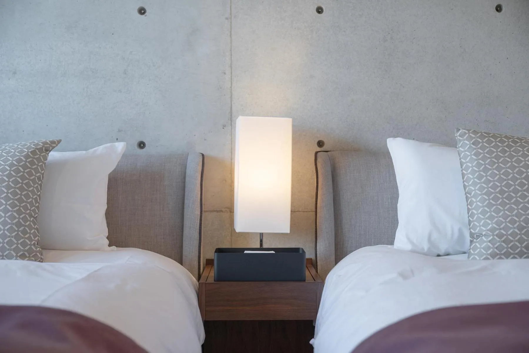 Bed in Tamatsukuri Daifuji Kan