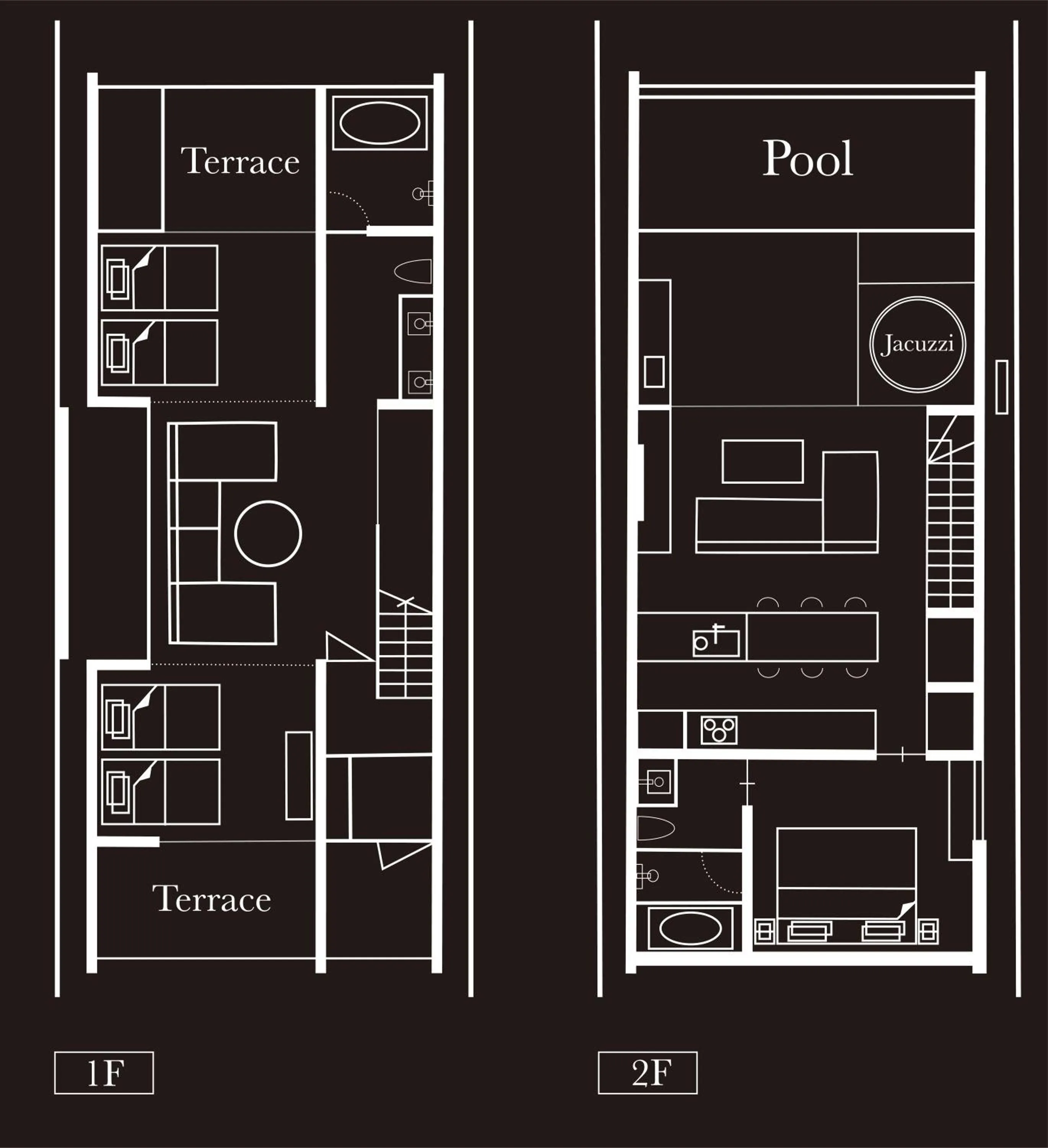 Floor plan in Villa VALIOSA ON THE BEACH