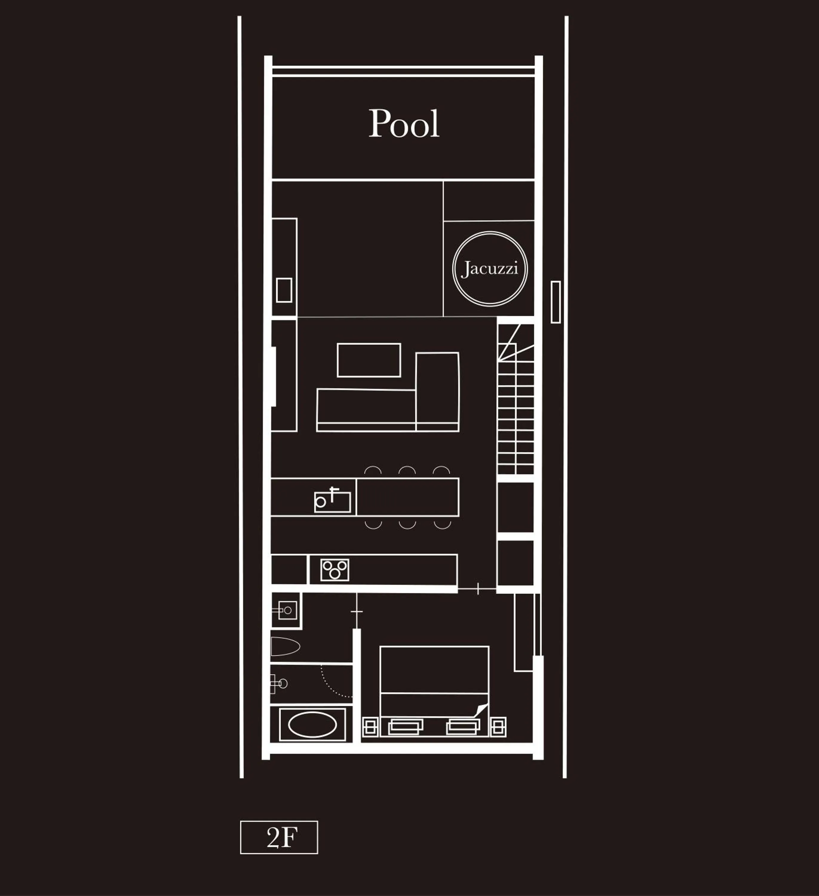 Floor plan in Villa VALIOSA ON THE BEACH