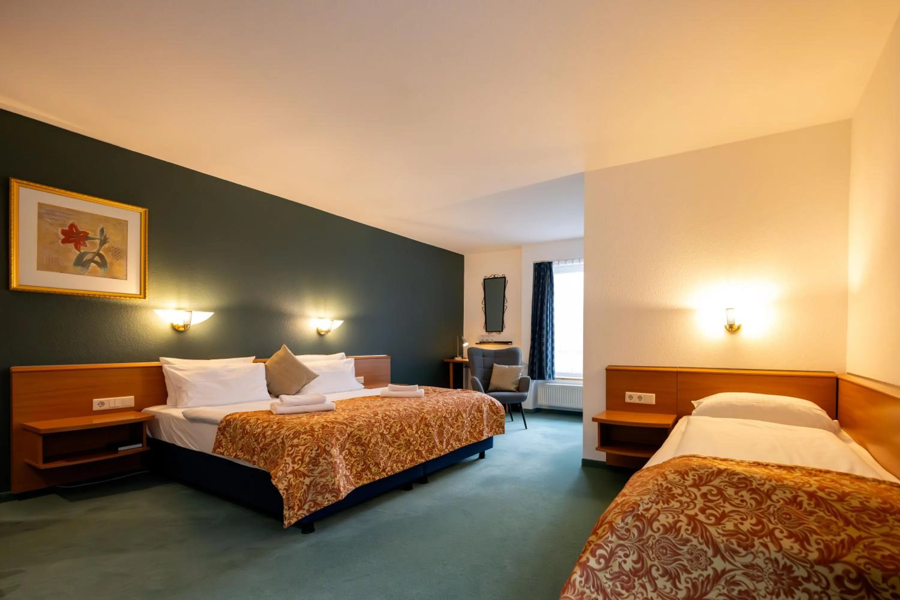 Bed in Parkhotel Hohnstein by STEIGER Hotels