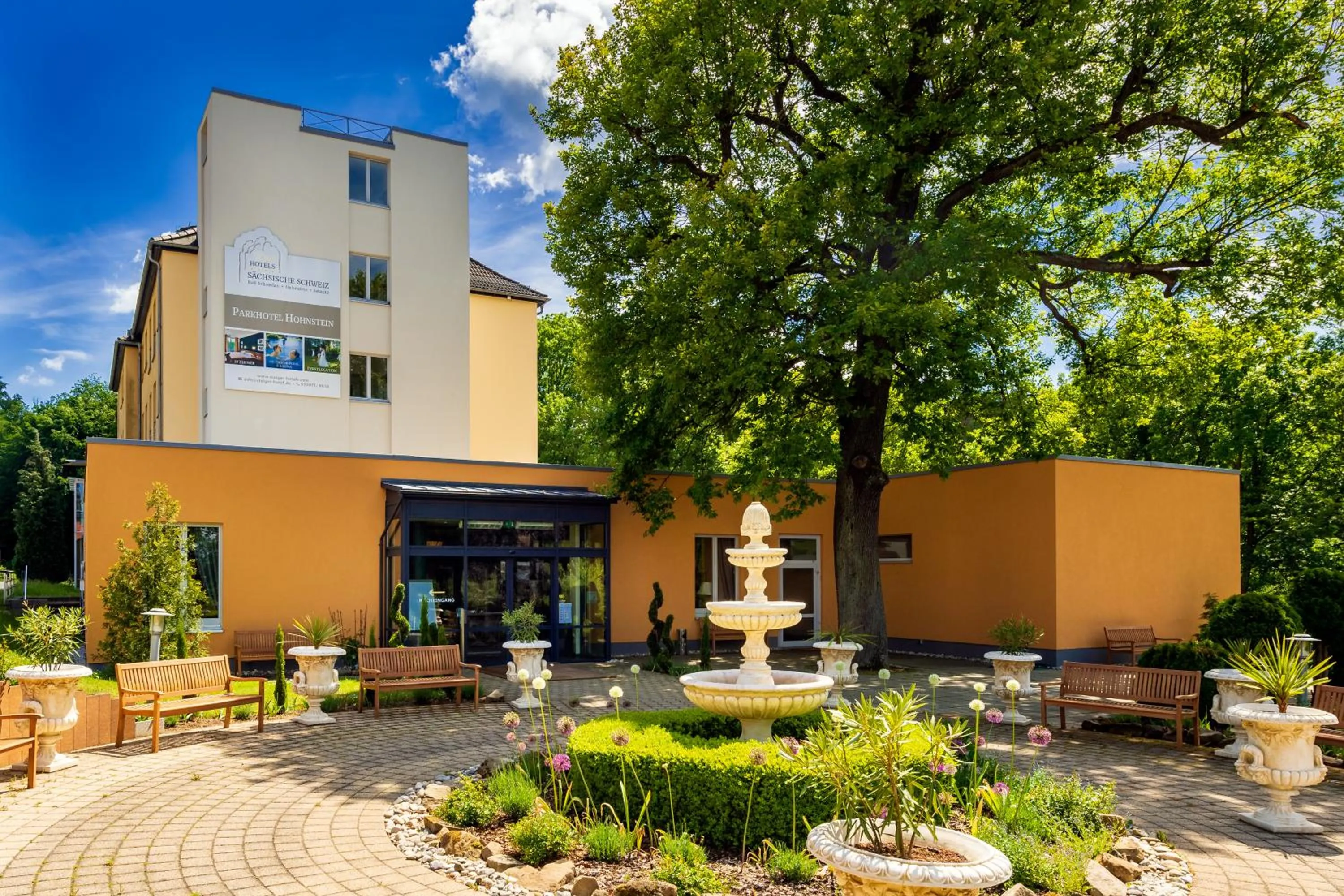 Property building in Parkhotel Hohnstein by STEIGER Hotels