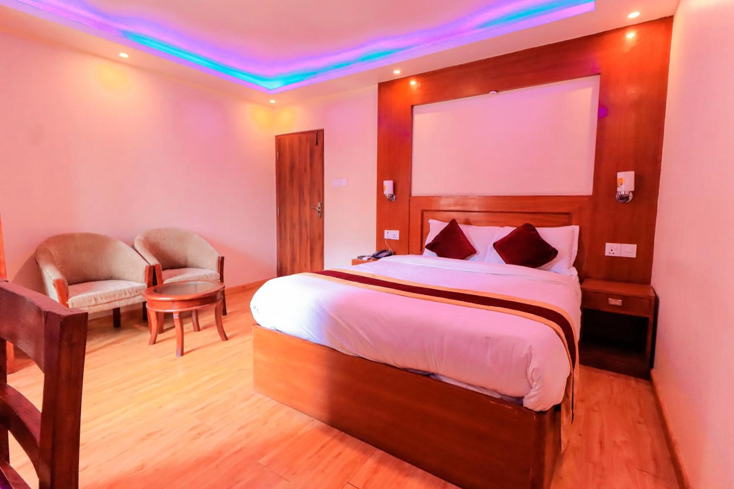 Bedroom, Bed in Everland Kathmandu Hotel