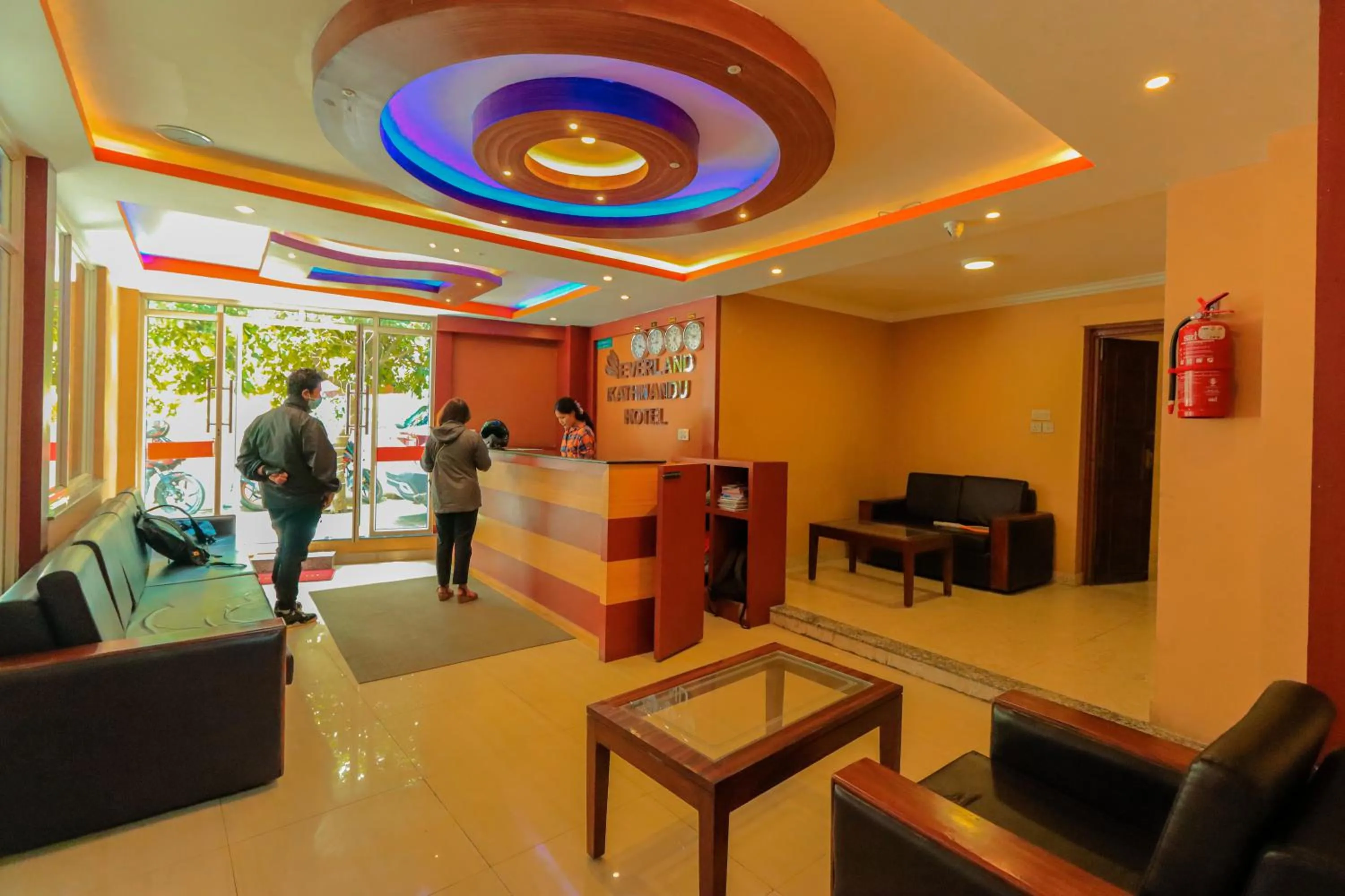 Lobby or reception in Everland Kathmandu Hotel