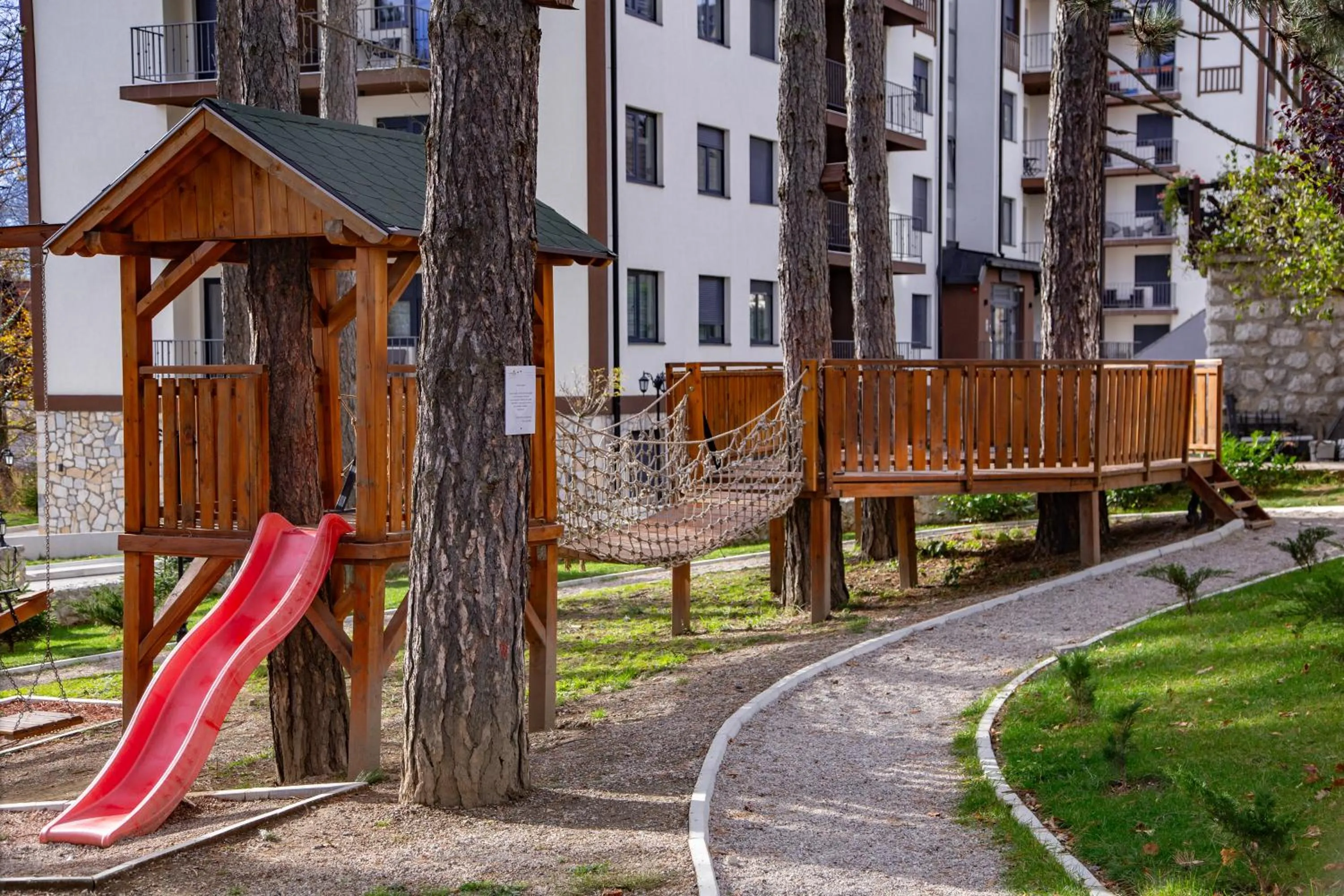 Children play ground in Titova Vila Zlatibor