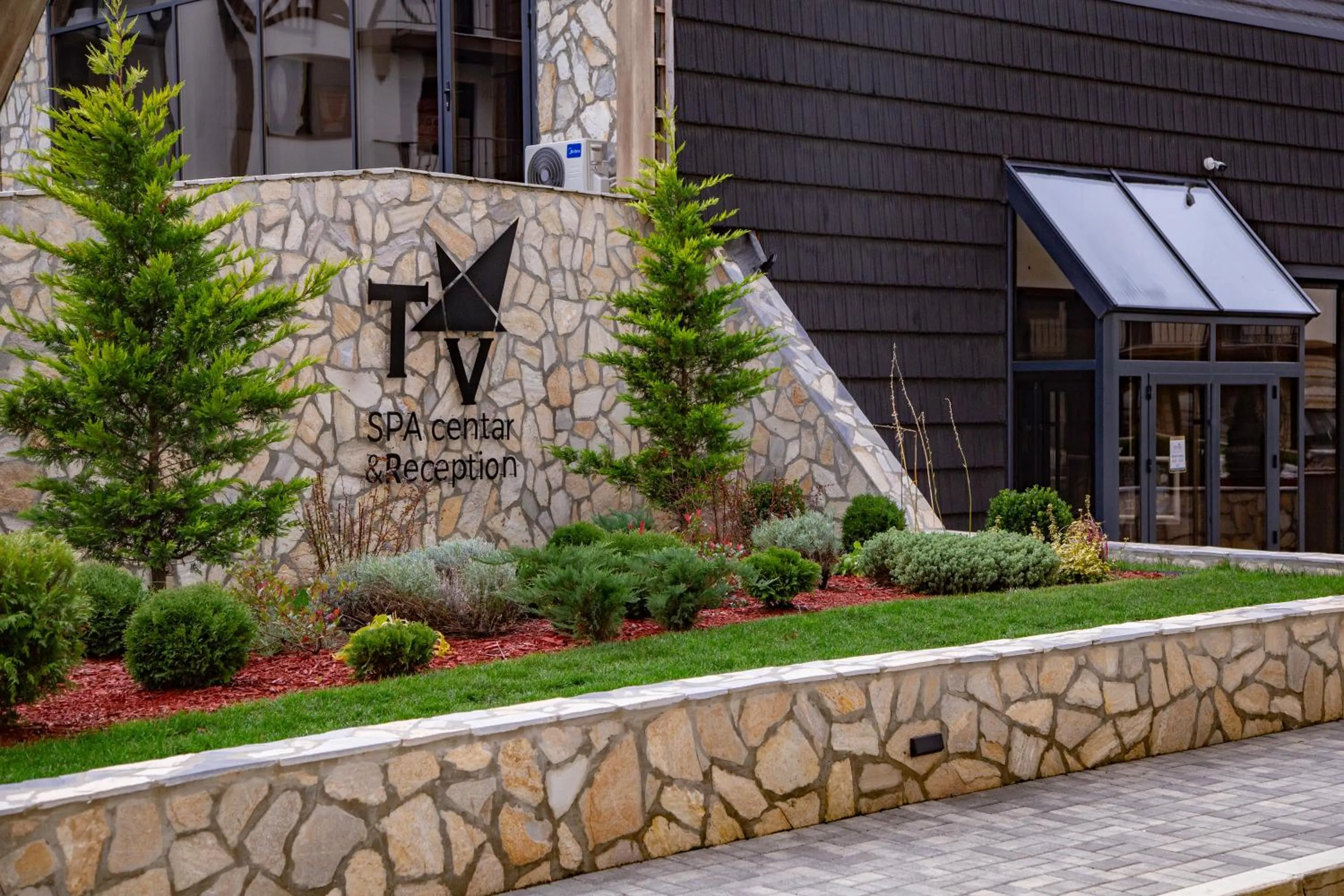 Garden view in Titova Vila Zlatibor