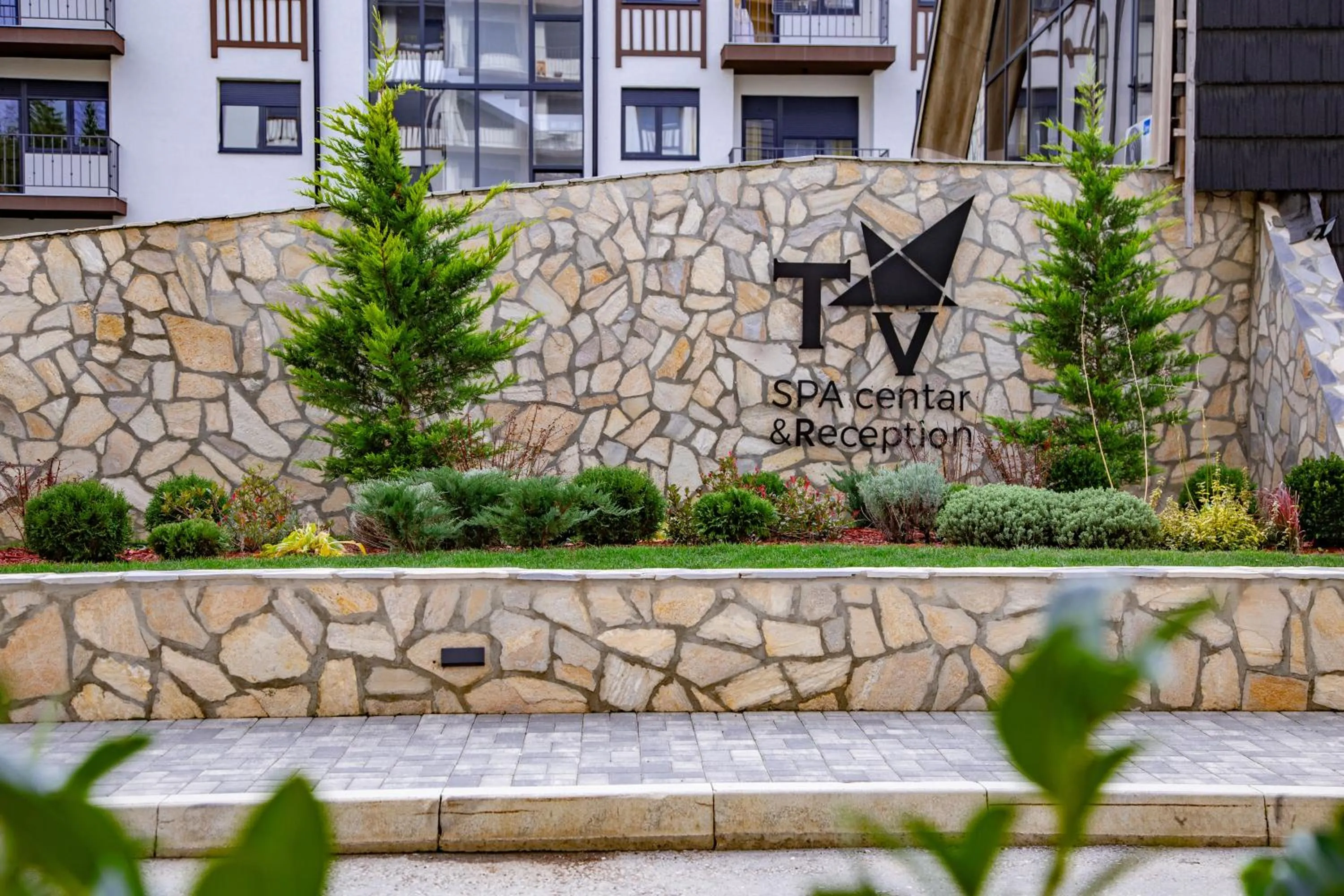 Garden view in Titova Vila Zlatibor