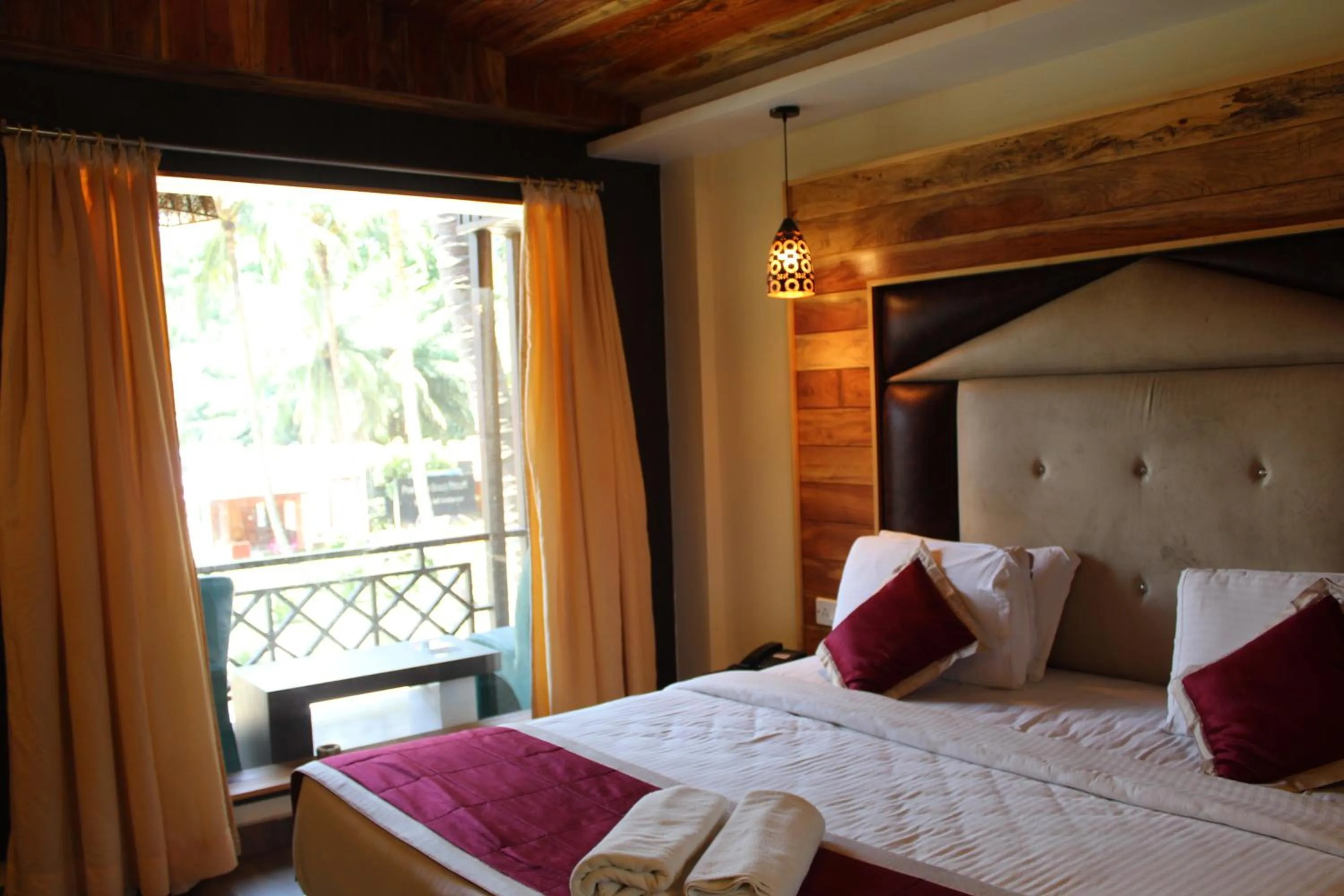 Bed in Pearl Park Beach Resort Private Limited