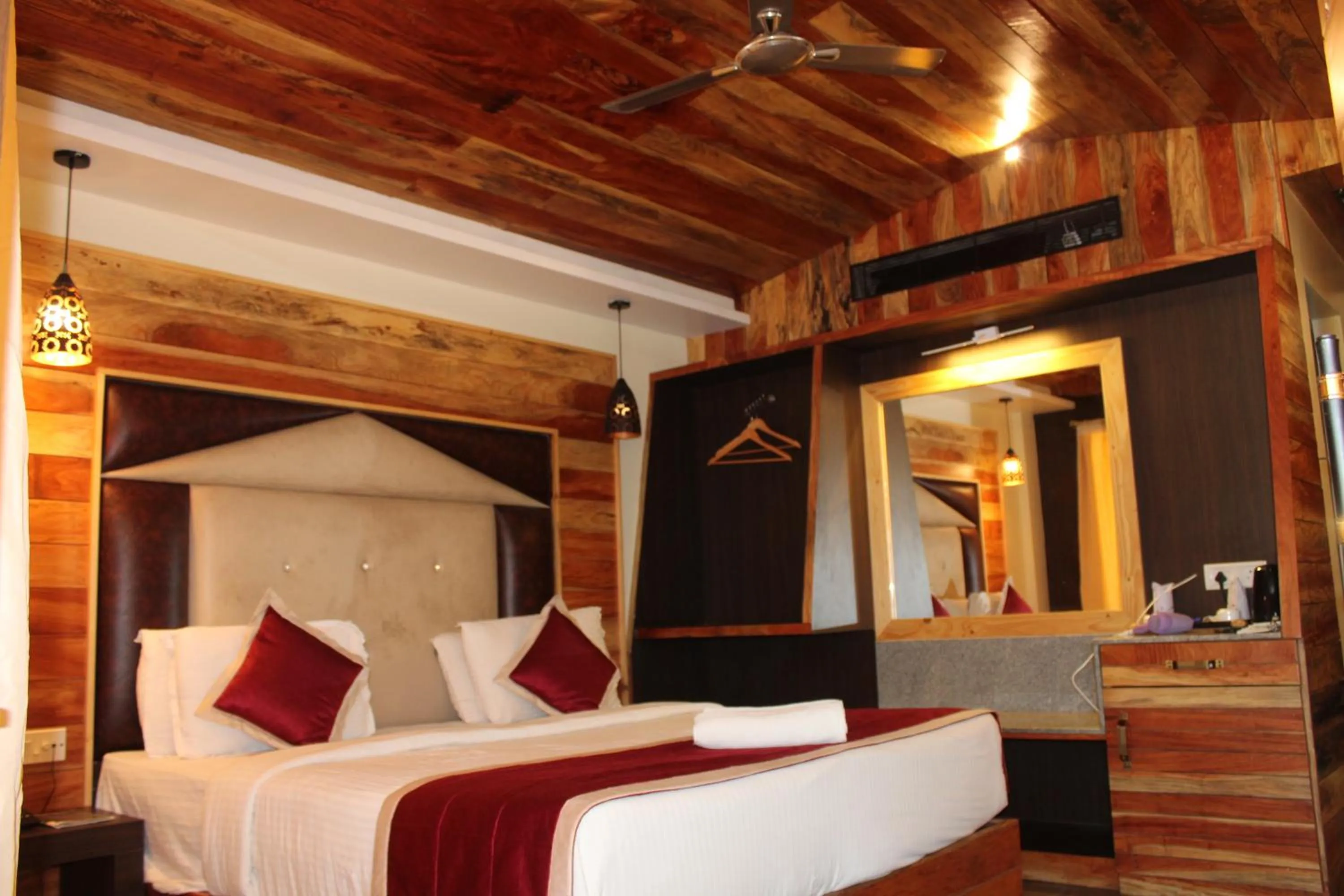 Bed in Pearl Park Beach Resort Private Limited