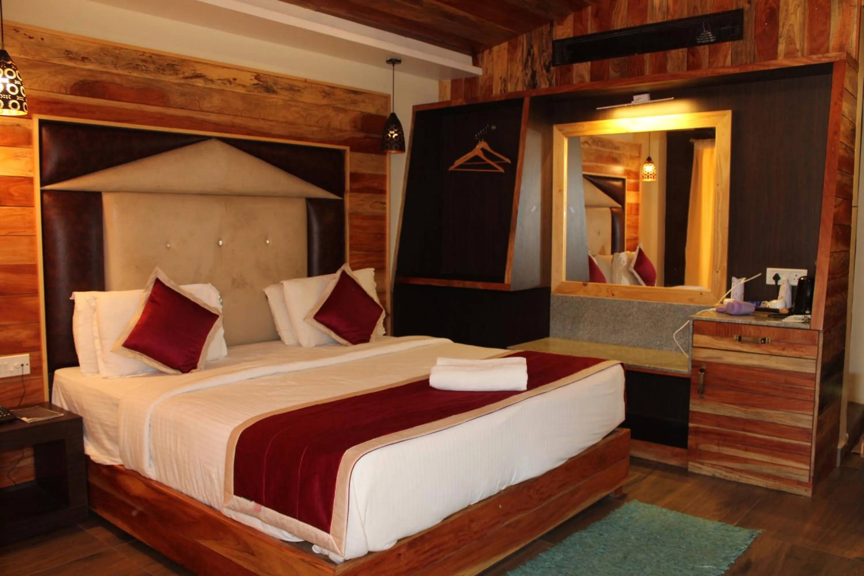 Bed in Pearl Park Beach Resort Private Limited