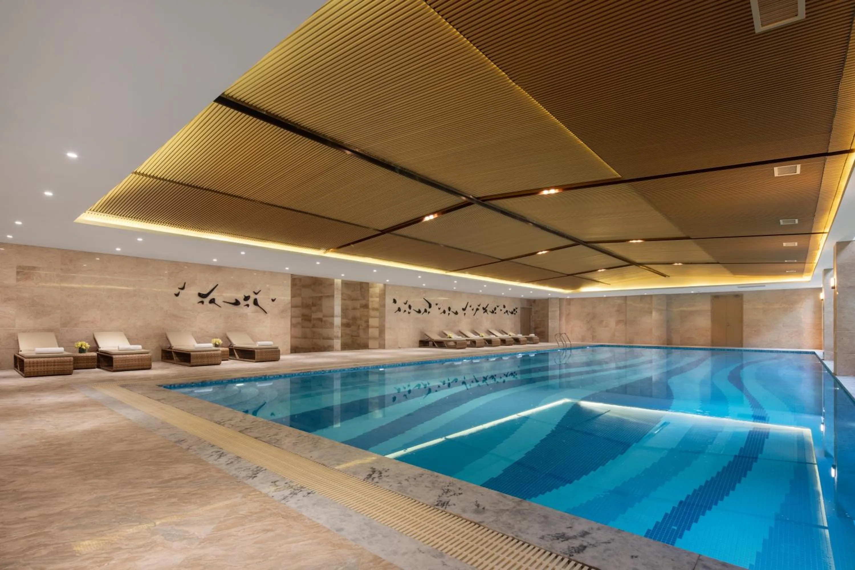 Swimming pool in Crowne Plaza Zhoushan Seaview by IHG