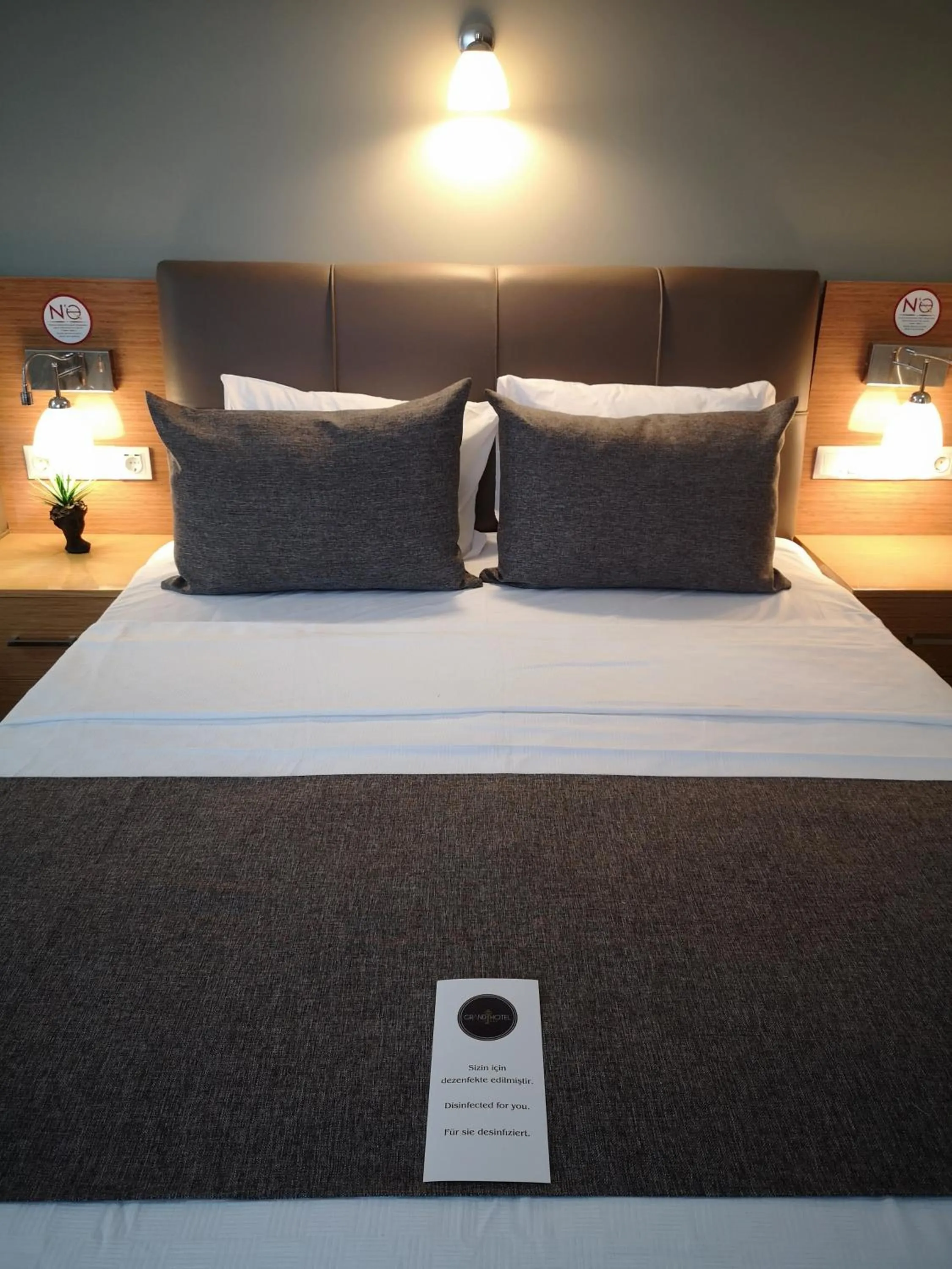 Bed in Grand Park Hotel Istanbul Beylikduzu