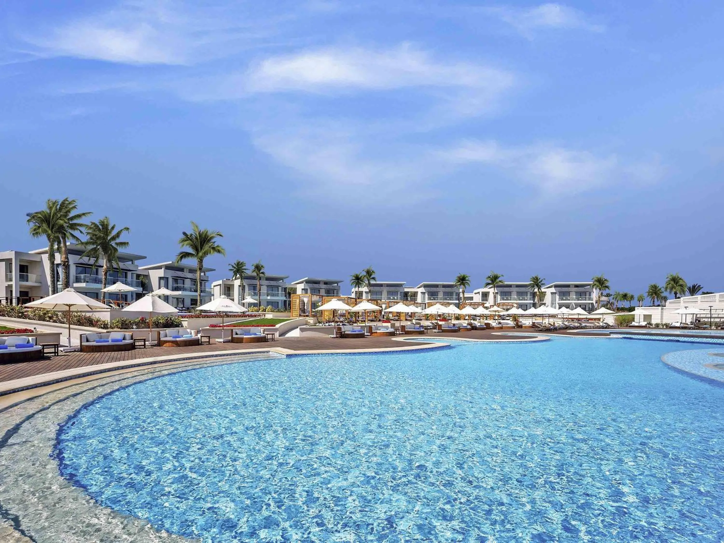 Pool view in Rixos Premium Magawish Suites and Villas- Ultra All-Inclusive
