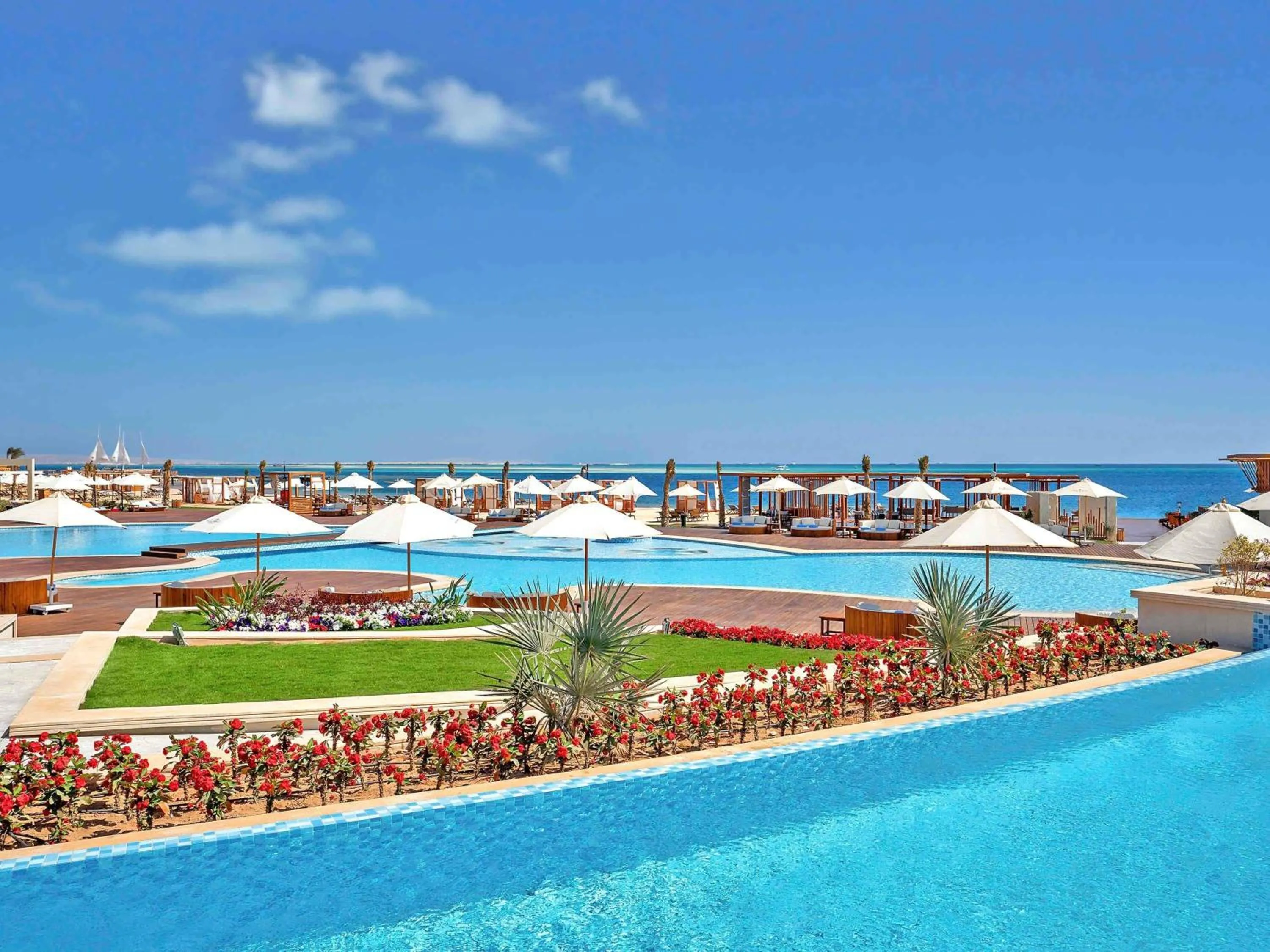 Property building in Rixos Premium Magawish Suites and Villas