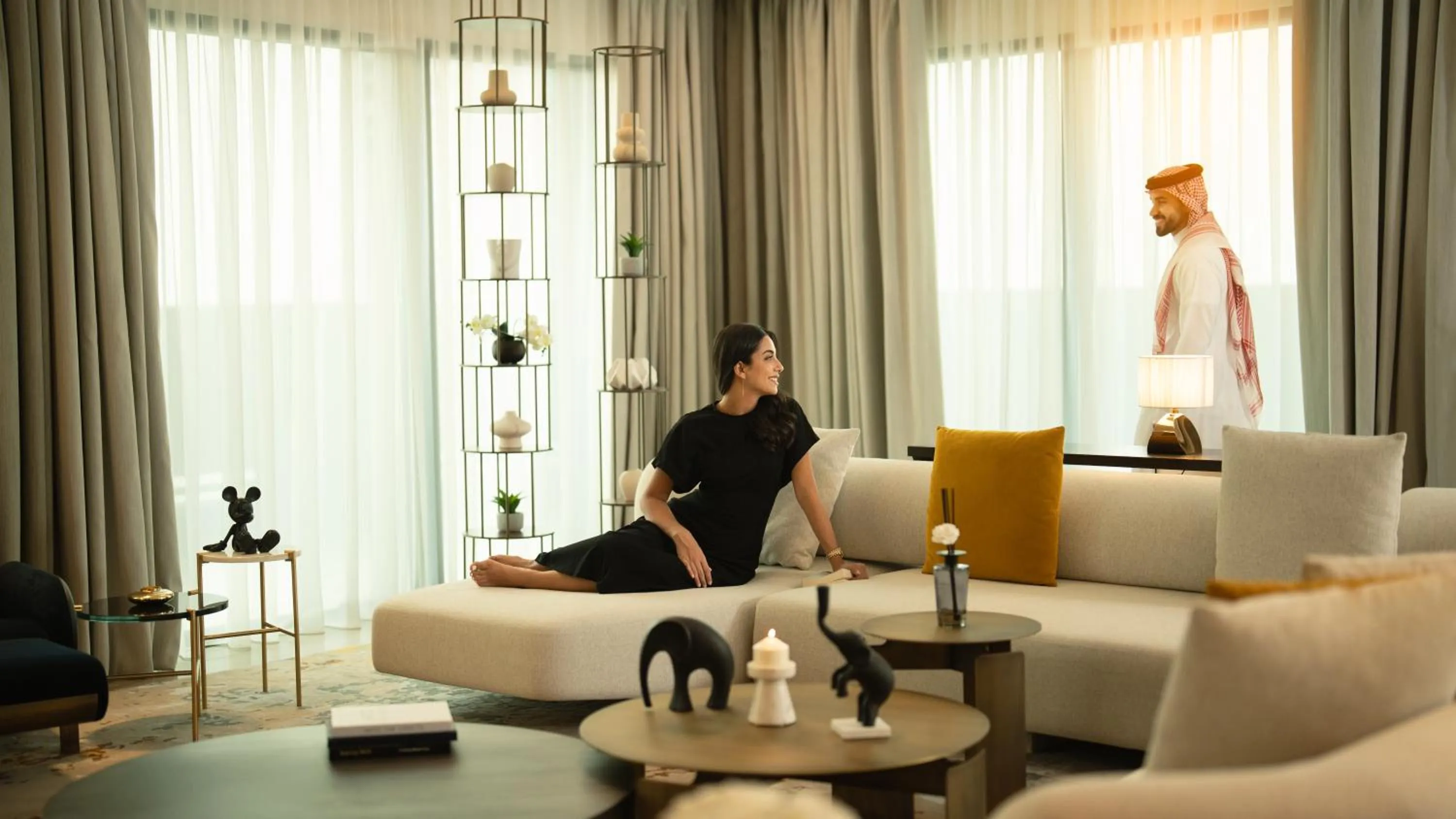 Living room in Fairmont Ramla Riyadh