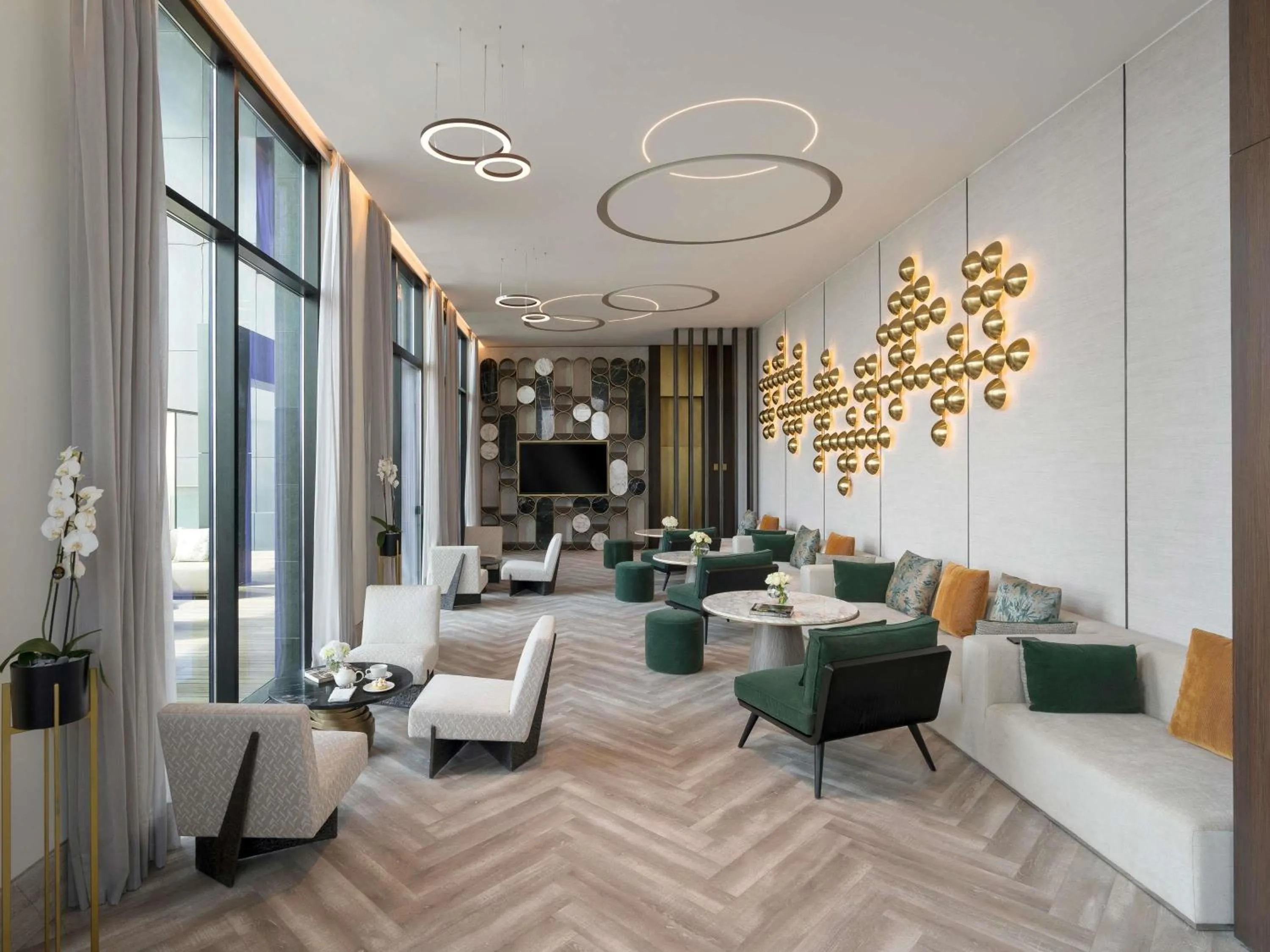 Lounge or bar in Fairmont Ramla Riyadh