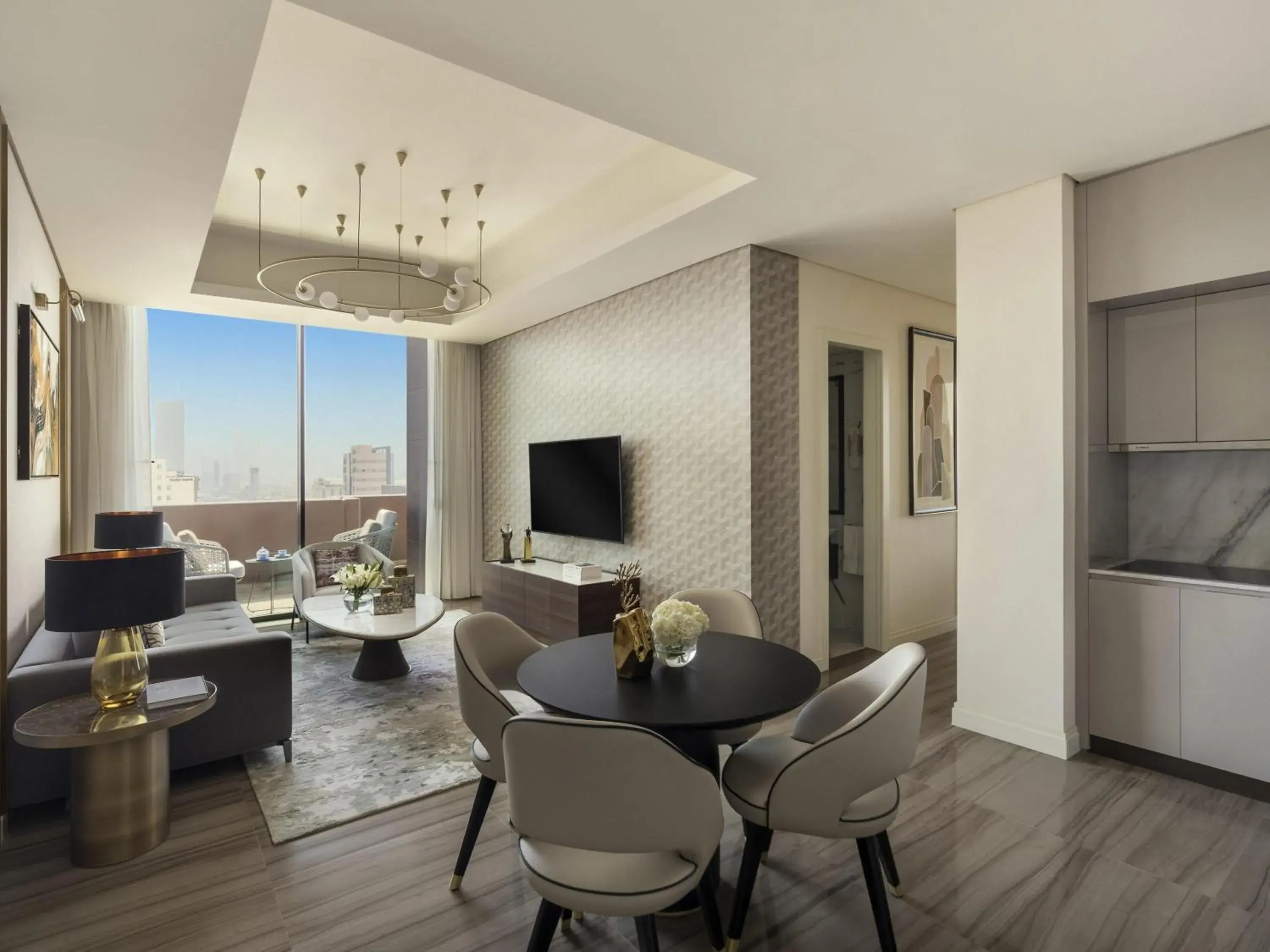 Fairmont Executive Residence Two Bedroom with Terrace - Corner Multiple View in Fairmont Ramla Serviced Residences Fairmont Executive Residence Two Bedroom with Terrace - Corner Multiple View in Fairmont Ramla Serviced Residences