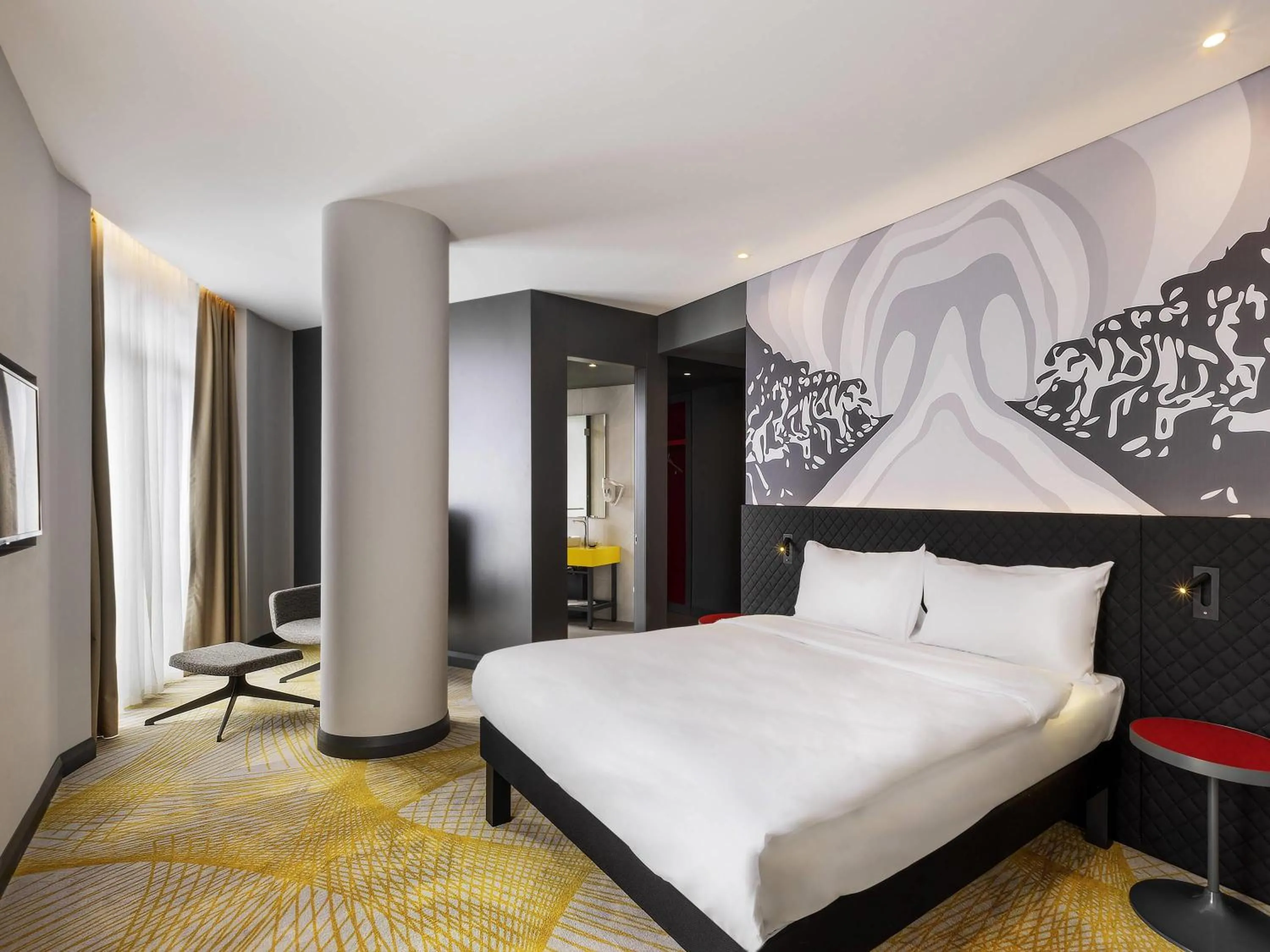 Bedroom, Bed in ibis Styles Istanbul Merter