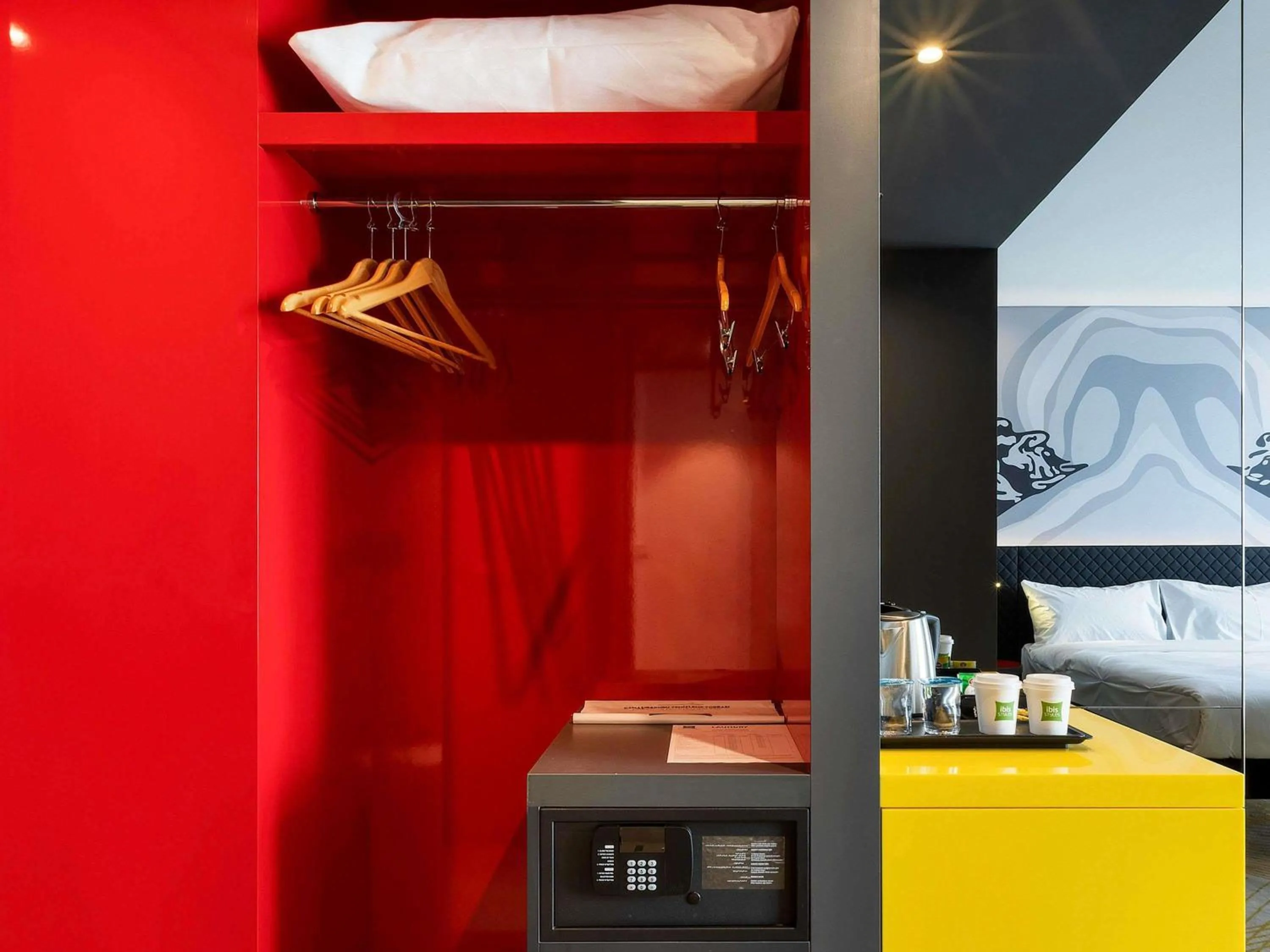 Bedroom in ibis Styles Istanbul Merter