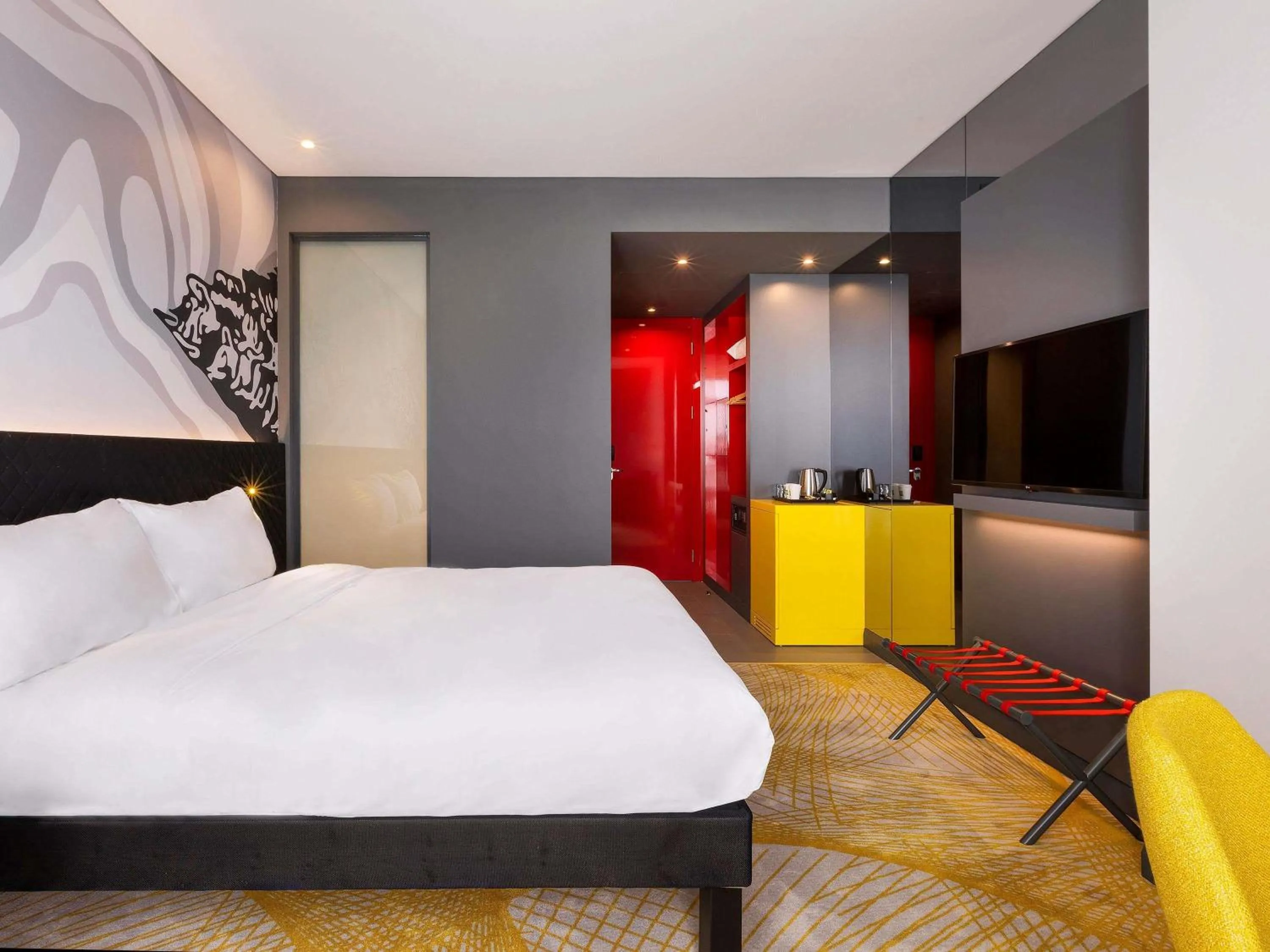 Bedroom, Bed in ibis Styles Istanbul Merter