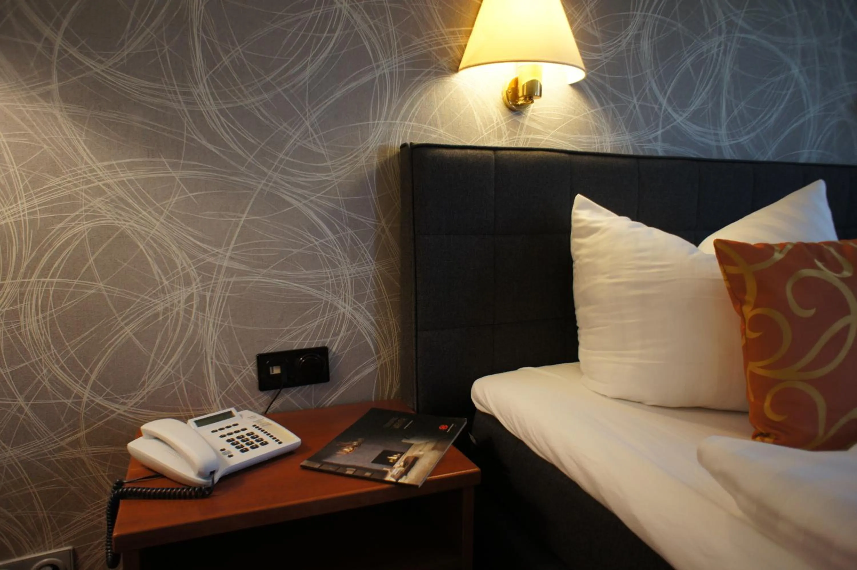 Decorative detail, Bed in Hotel Pesterwitzer Siegel