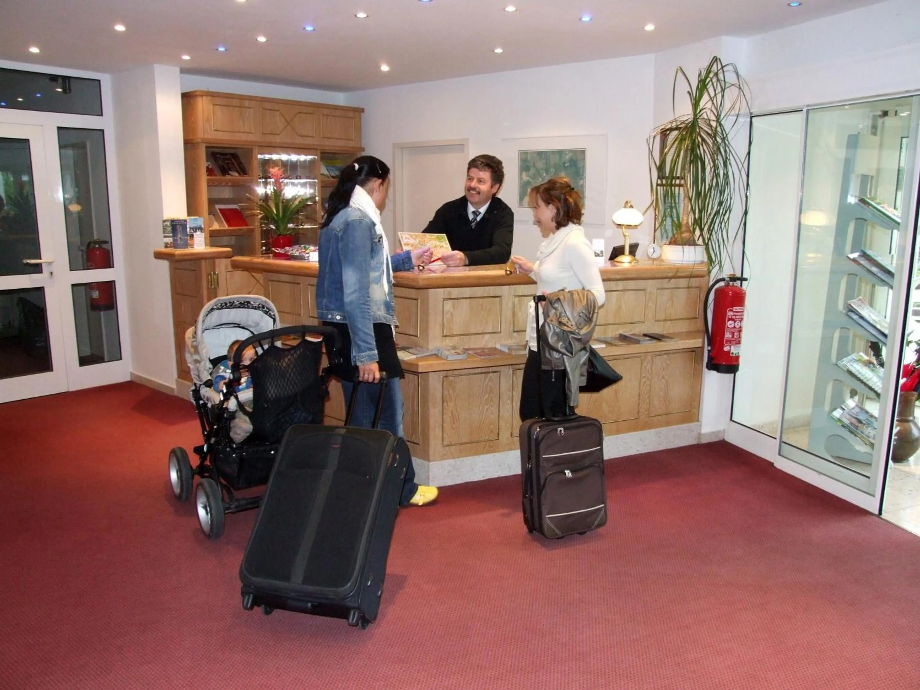 Lobby or reception in Hotel Pesterwitzer Siegel