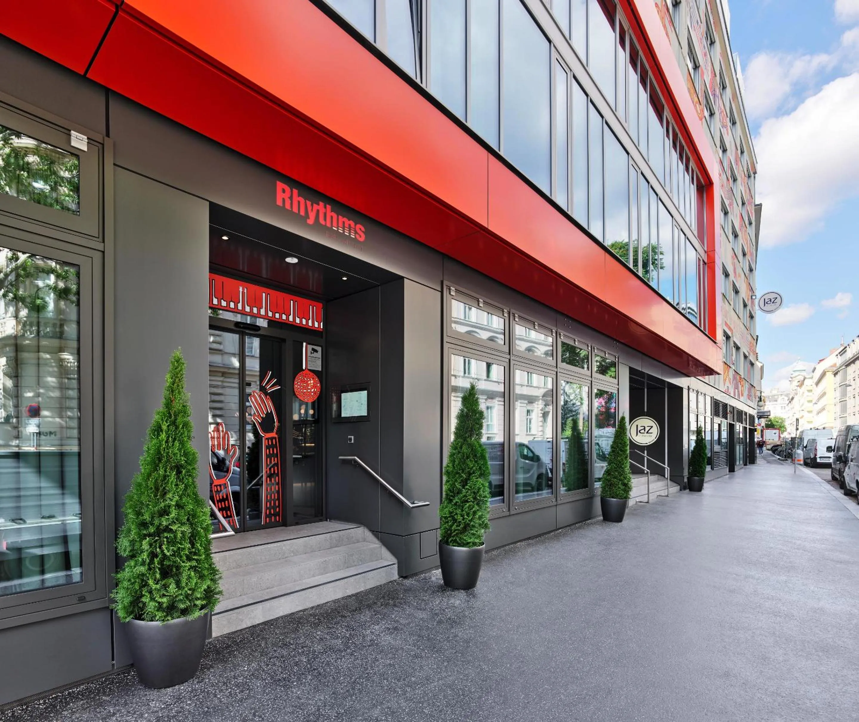 Facade/entrance in Jaz in the City Vienna