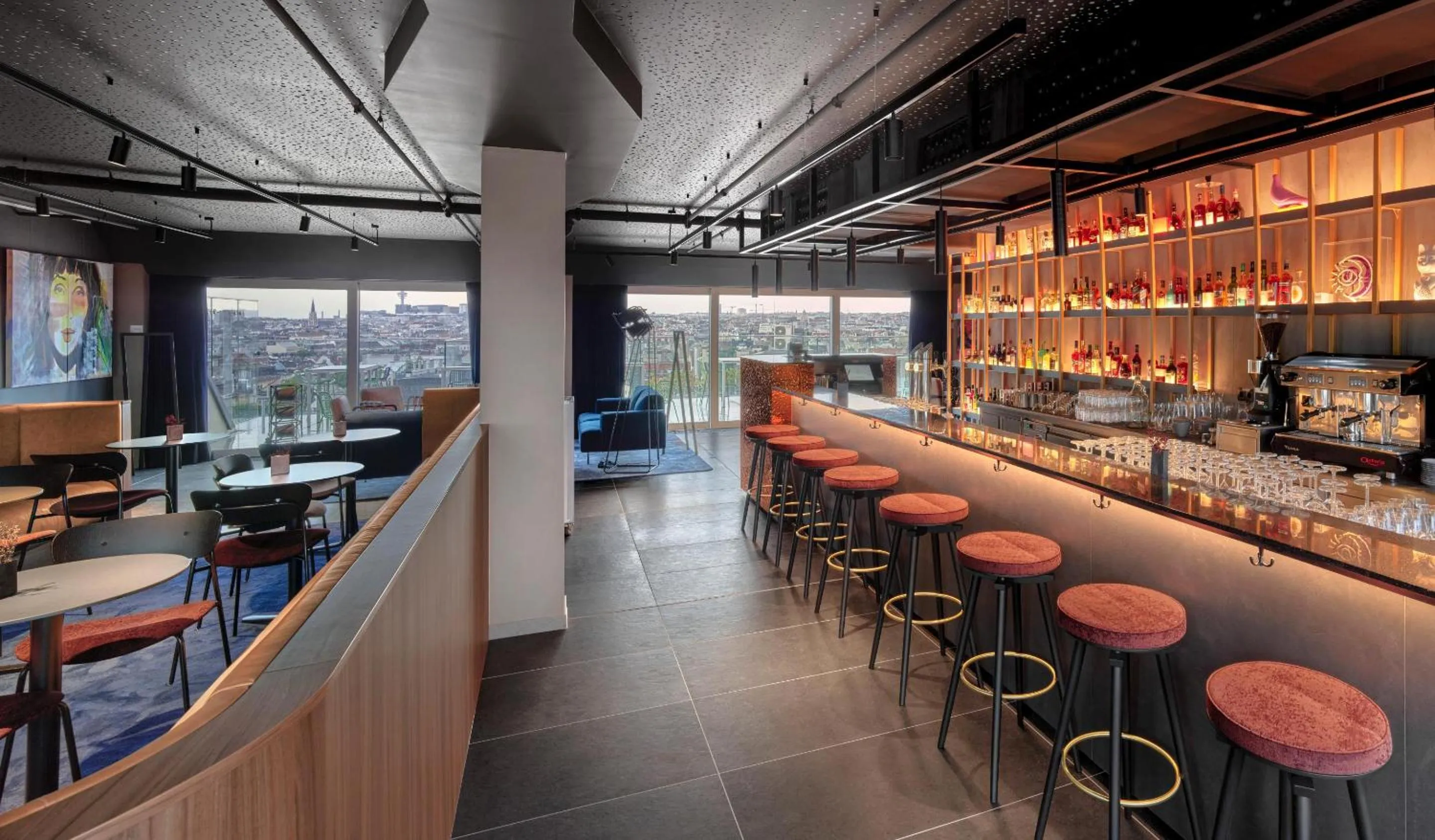 Lounge or bar in Jaz in the City Vienna