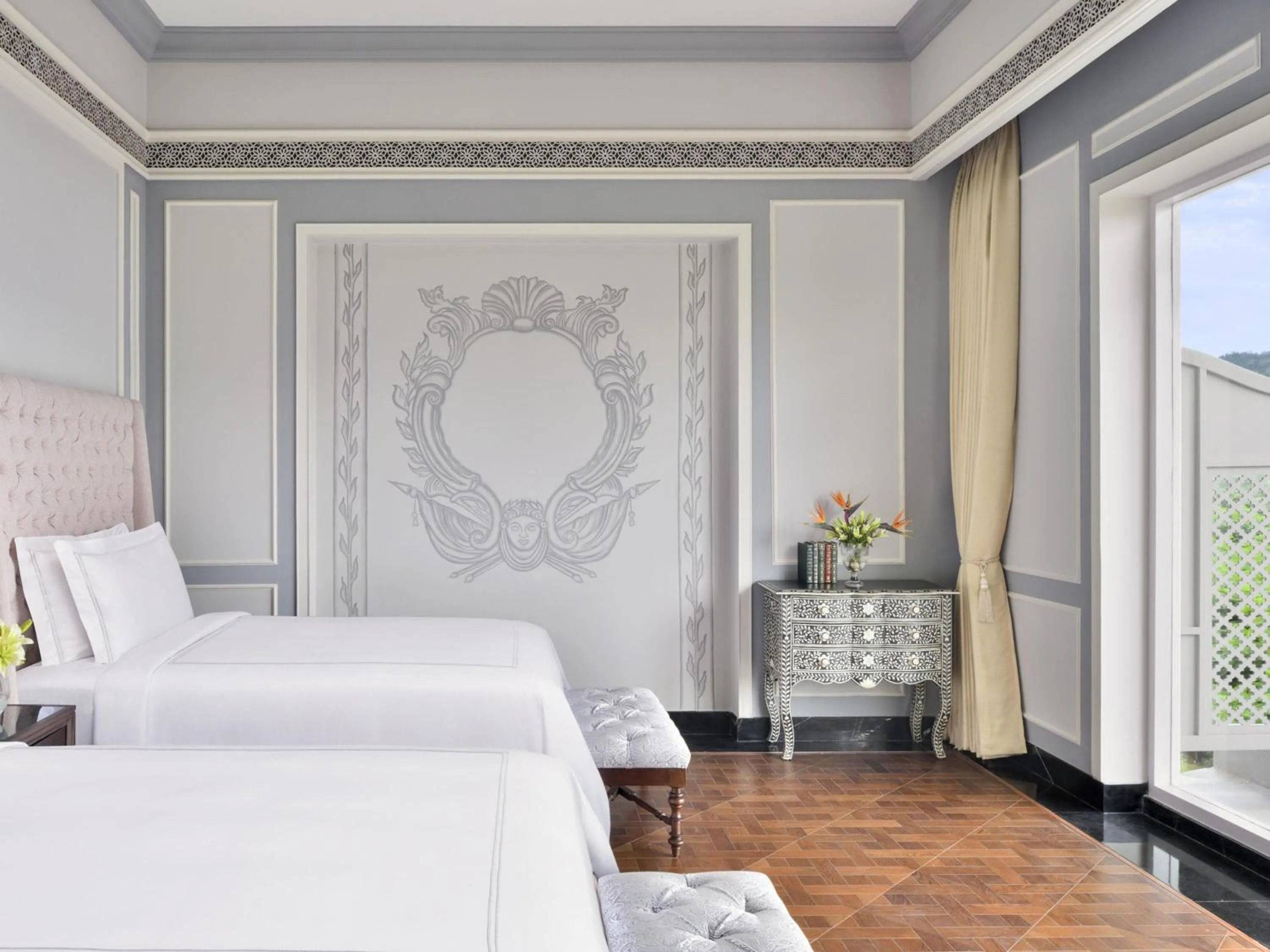 Bedroom, Bed in Raffles Udaipur