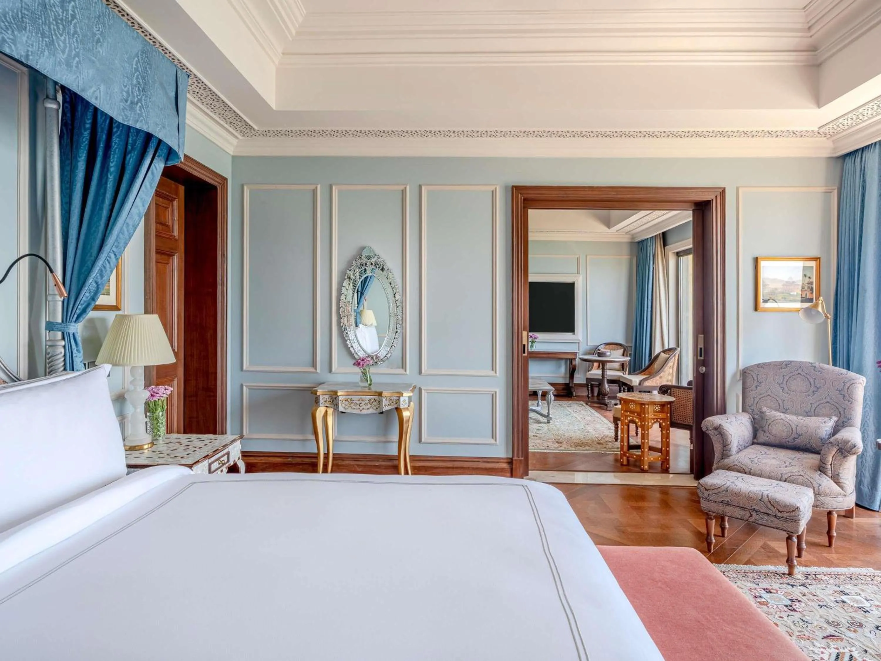 Bedroom, Bed in Raffles Udaipur