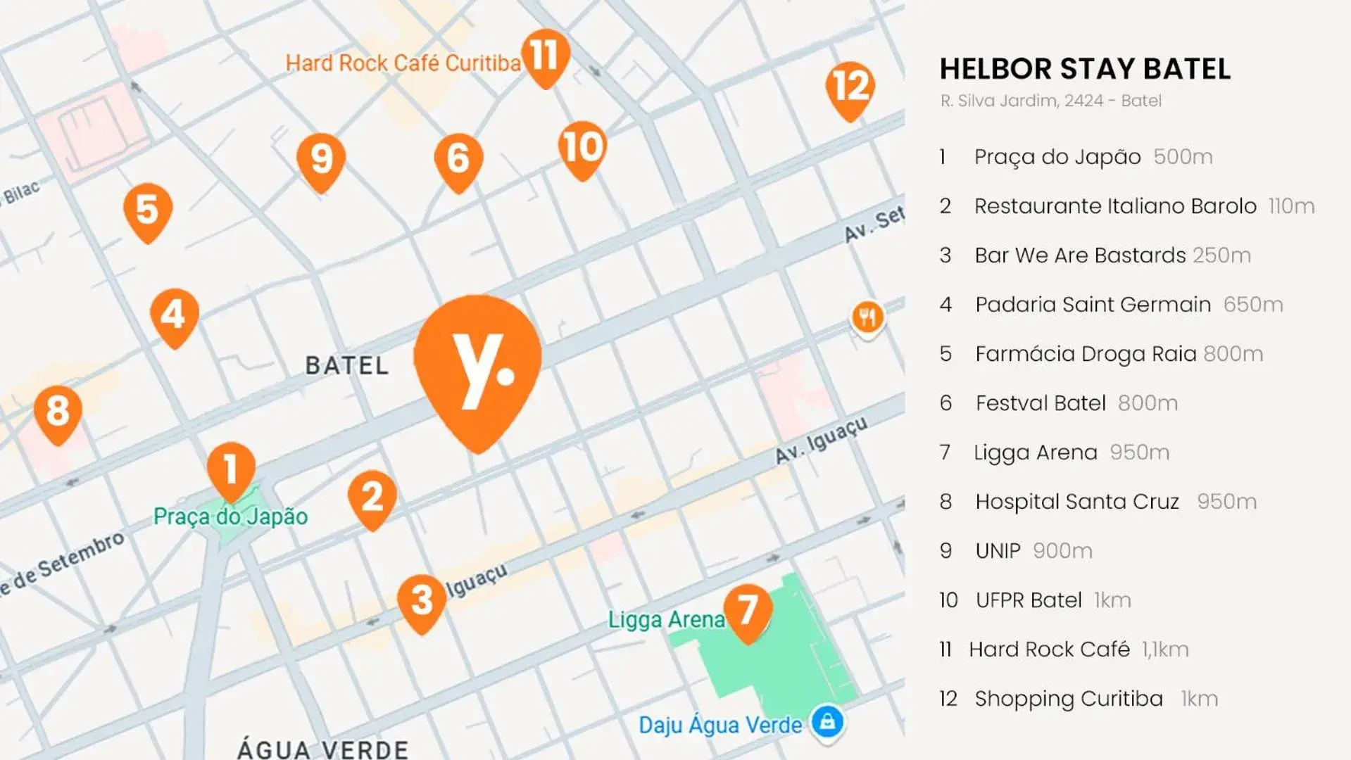 Apartment in Helbor Stay Batel Apartment in Helbor Stay Batel