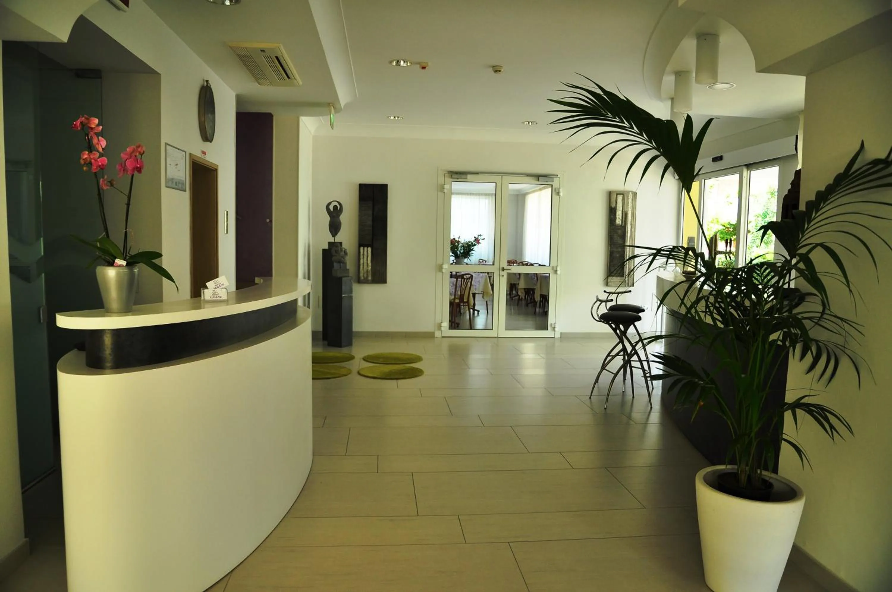 Lobby or reception in Hotel Lugano