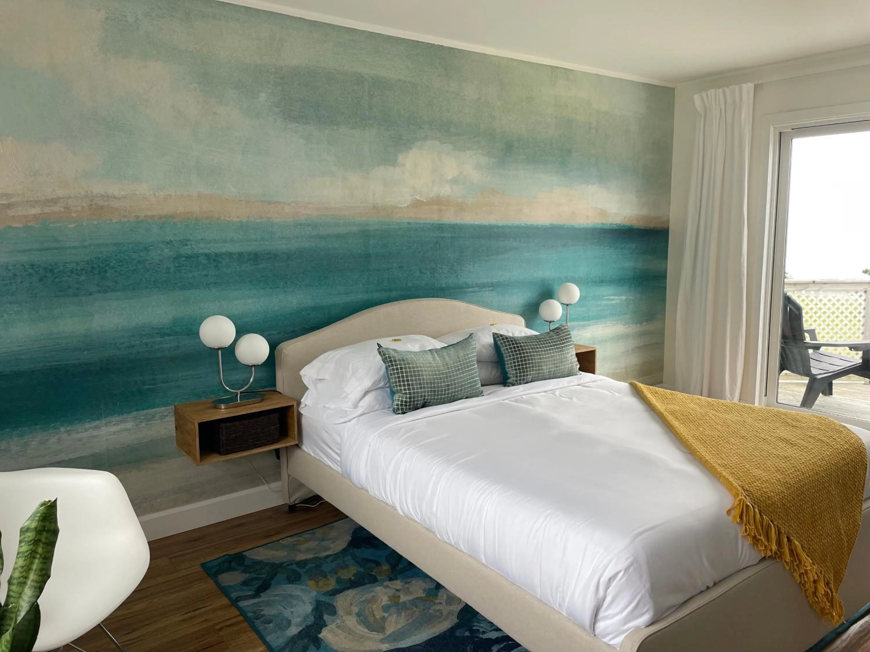 Balcony/Terrace, Bed in The Marmalade Motel