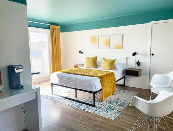 Bed in The Marmalade Motel