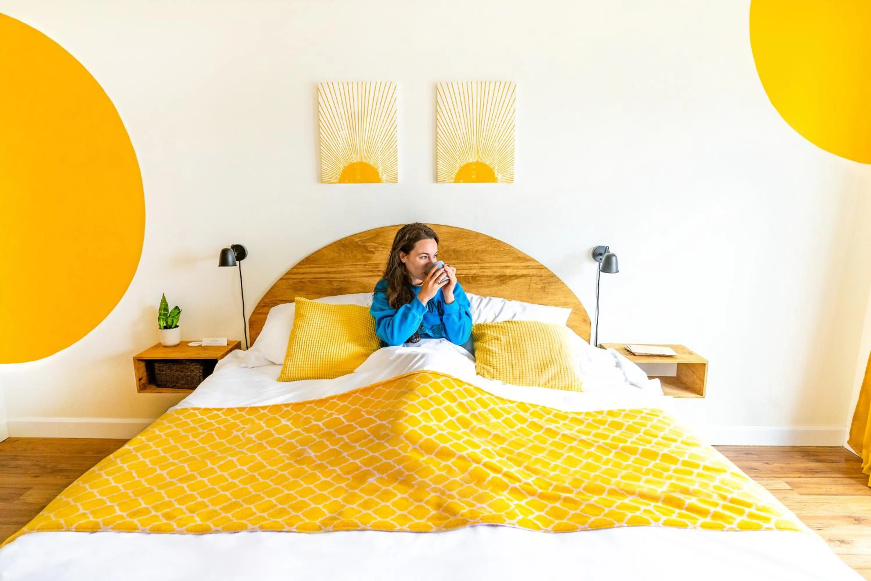 Bed in The Marmalade Motel