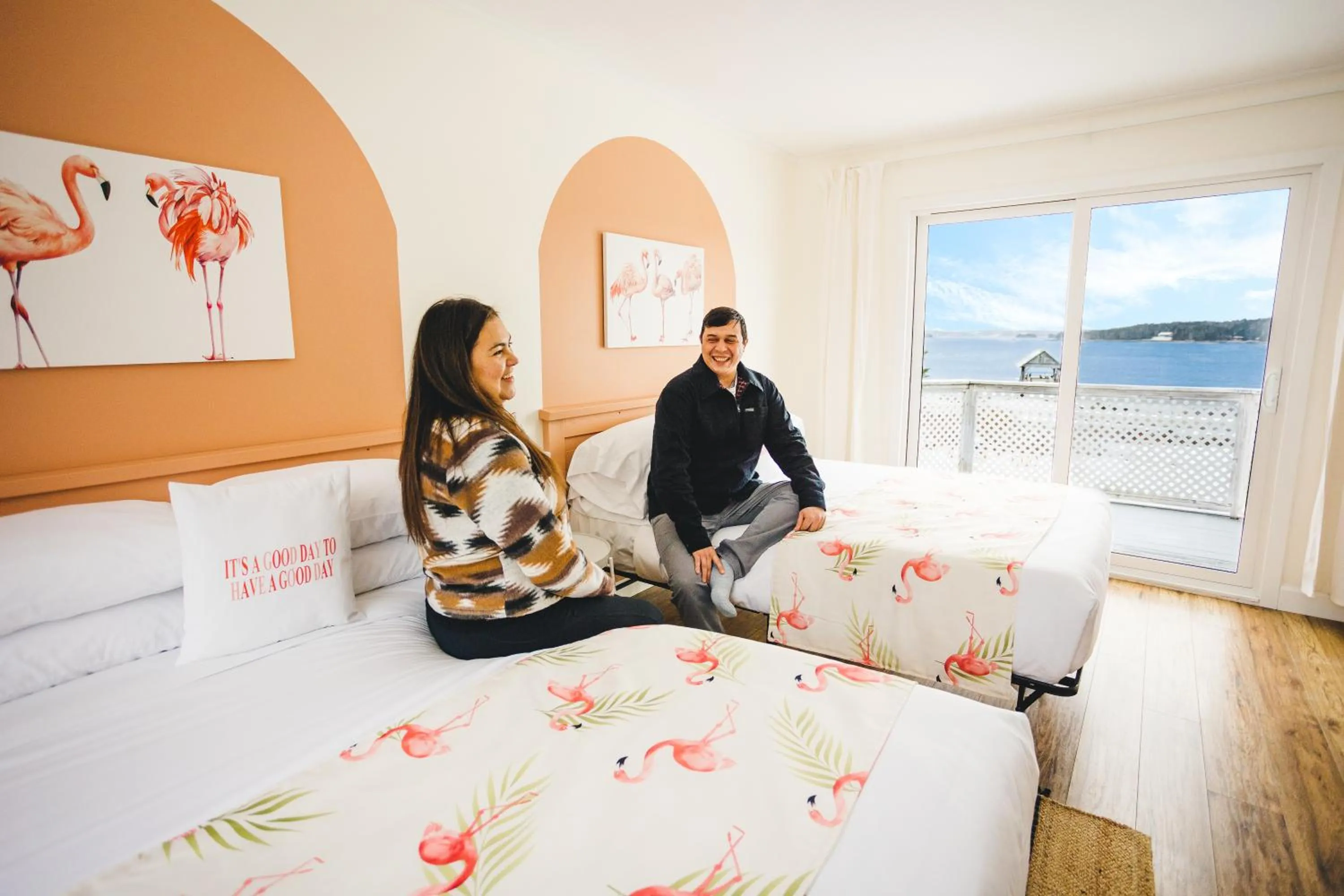 Bed in The Marmalade Motel