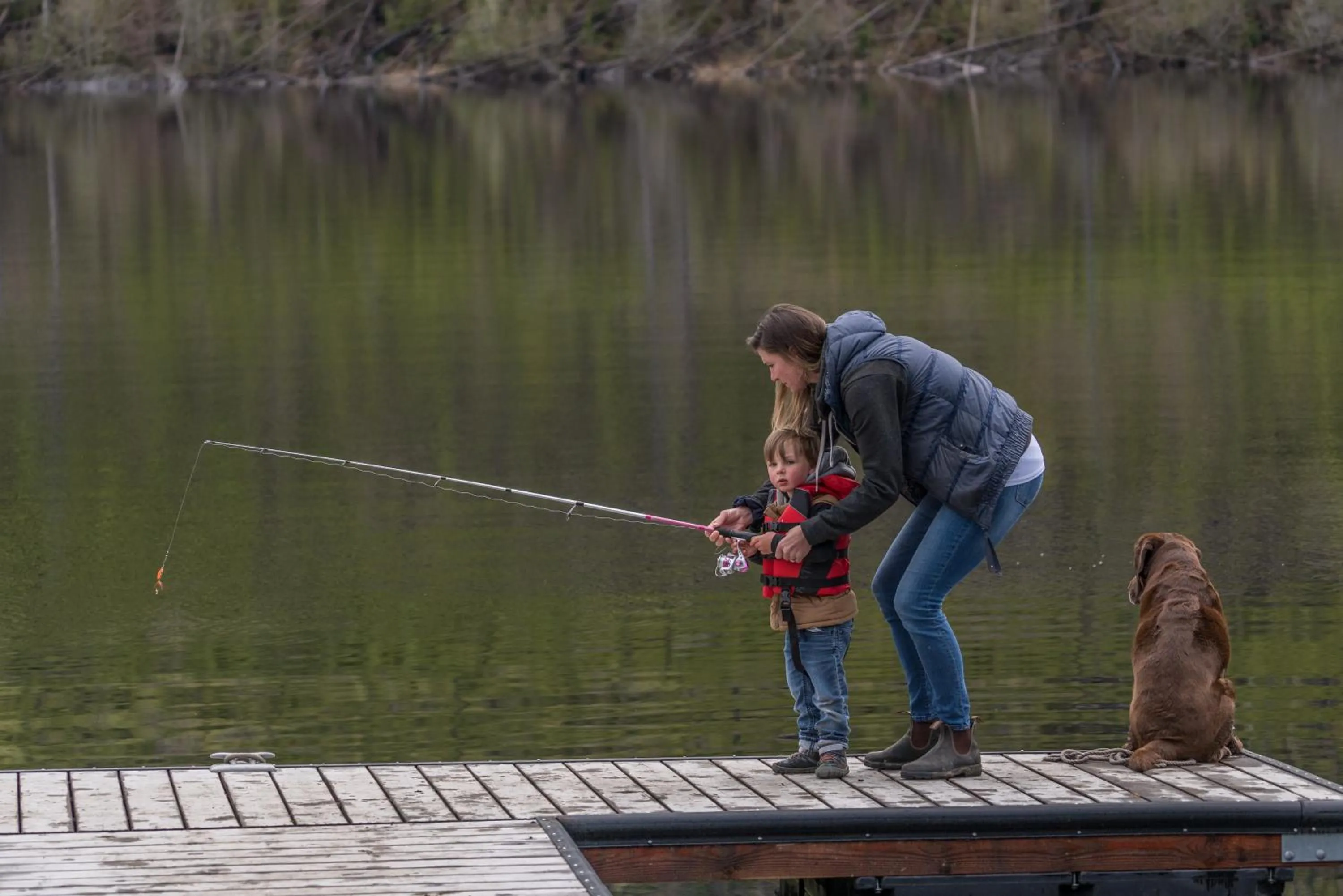 Fishing in Chute Lake Lodge