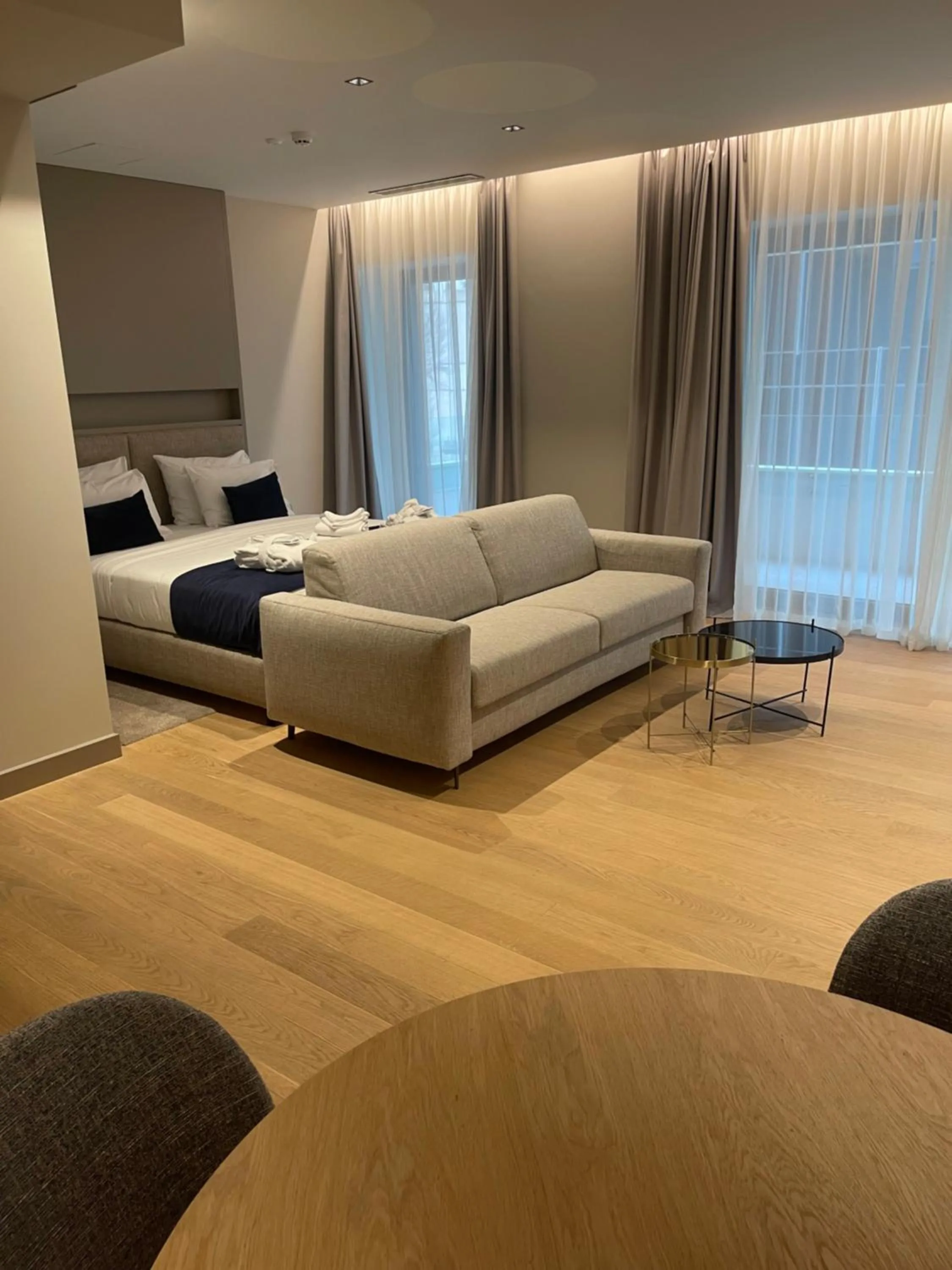 Living room, Bed in Boutique Hotel Porto