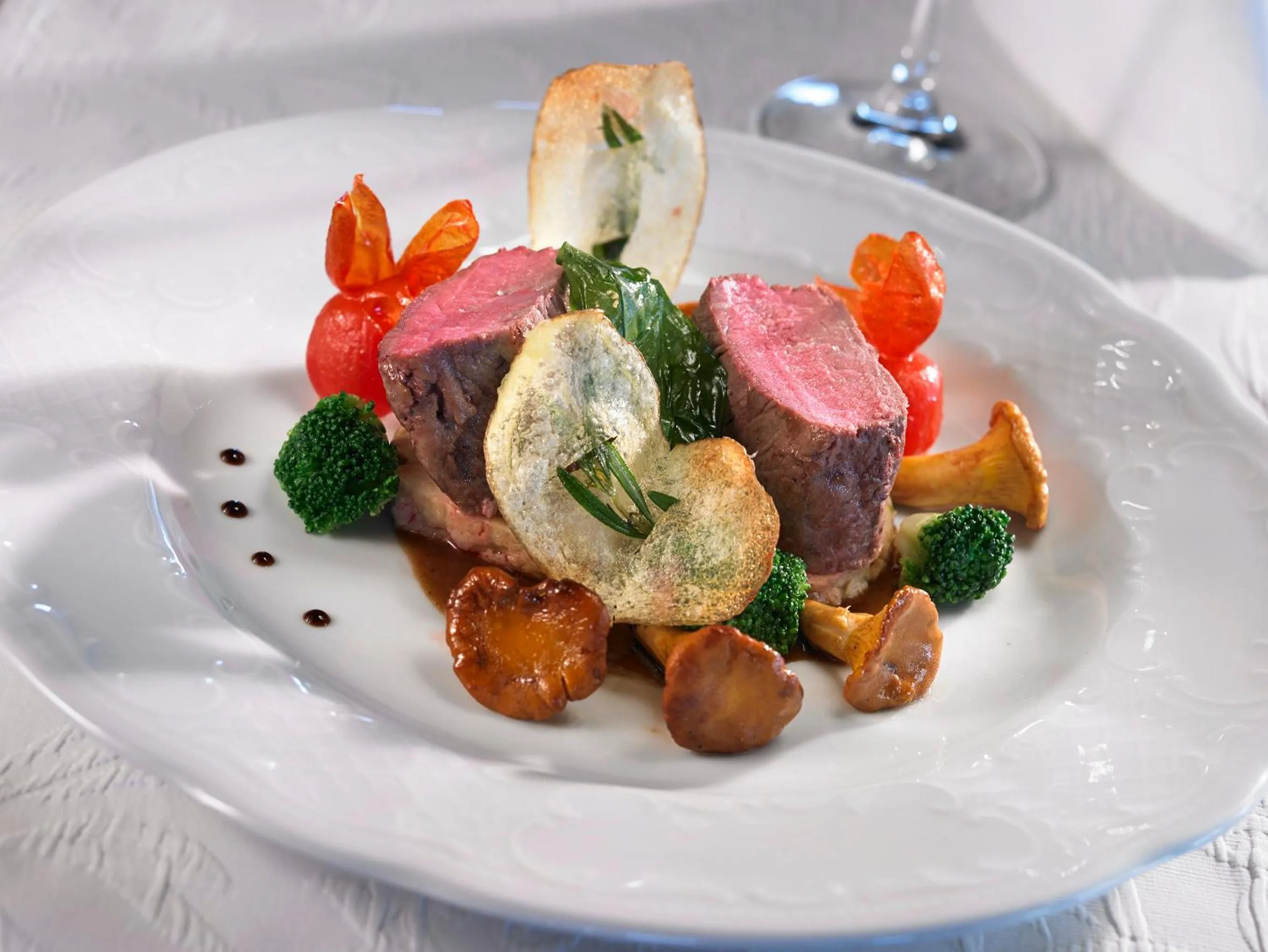 Food and drinks in Hotel Restaurant Lüdenbach