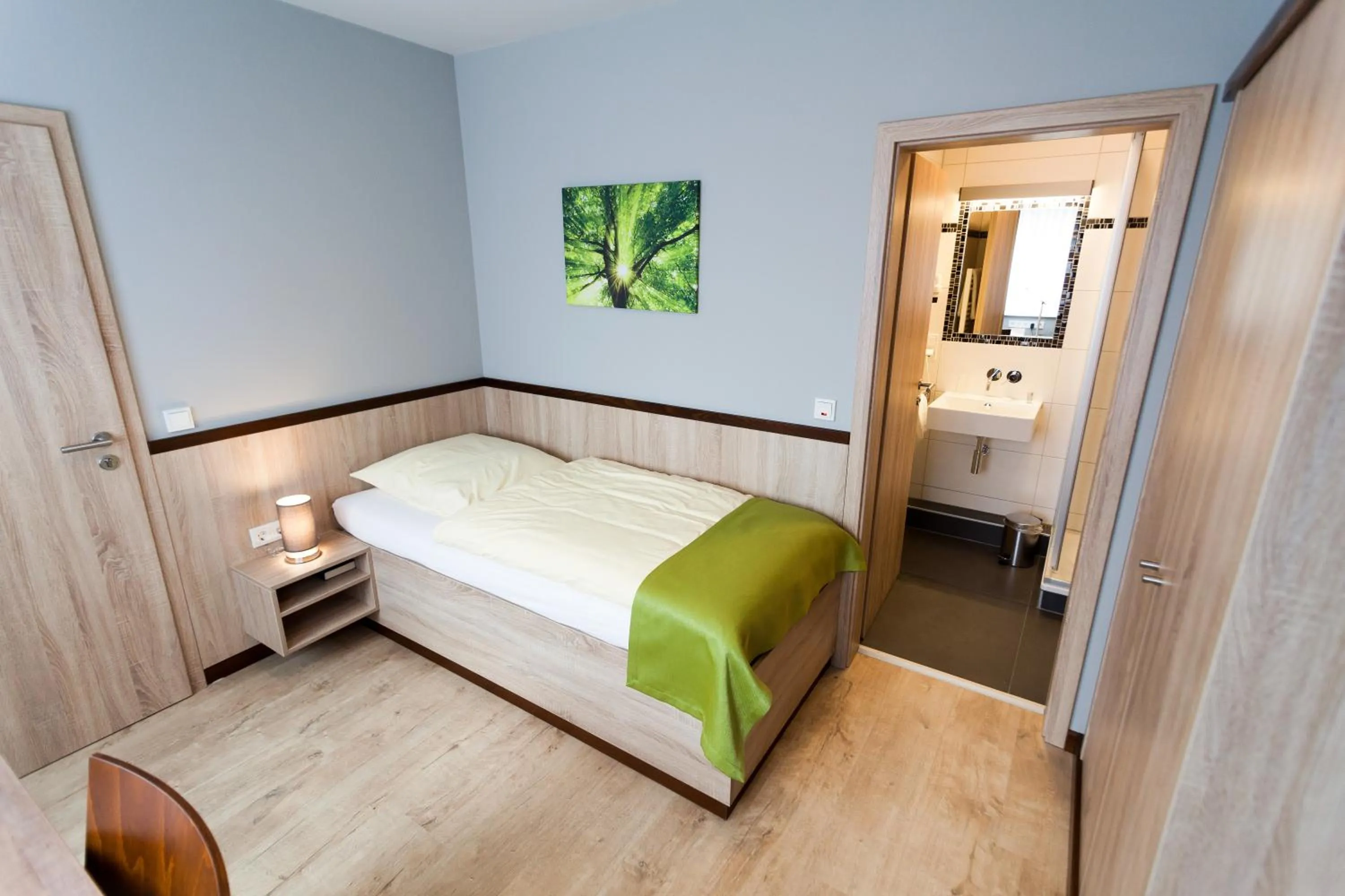 Photo of the whole room, Bed in Hotel Restaurant Lüdenbach