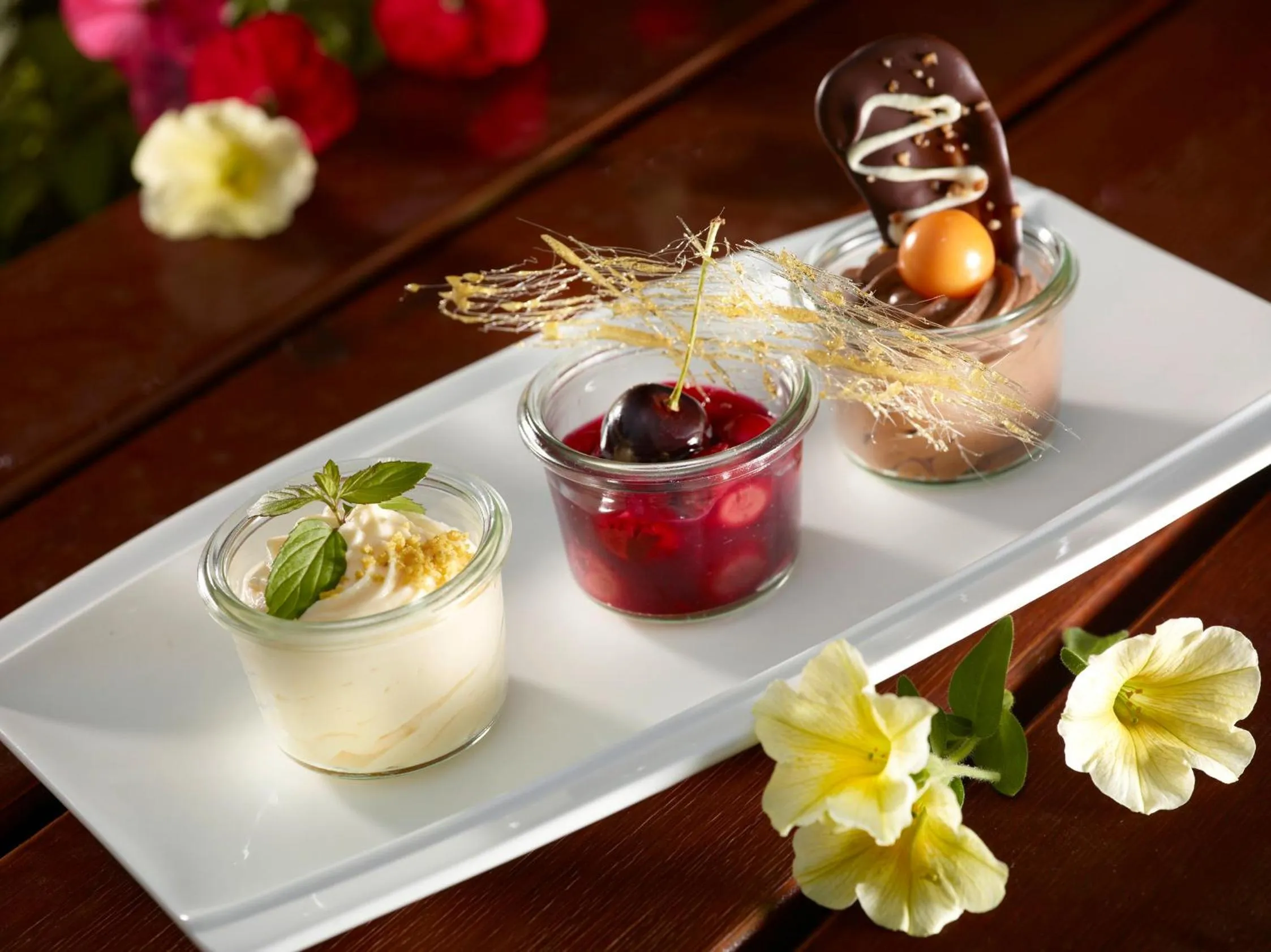 Food and drinks in Hotel Restaurant Lüdenbach