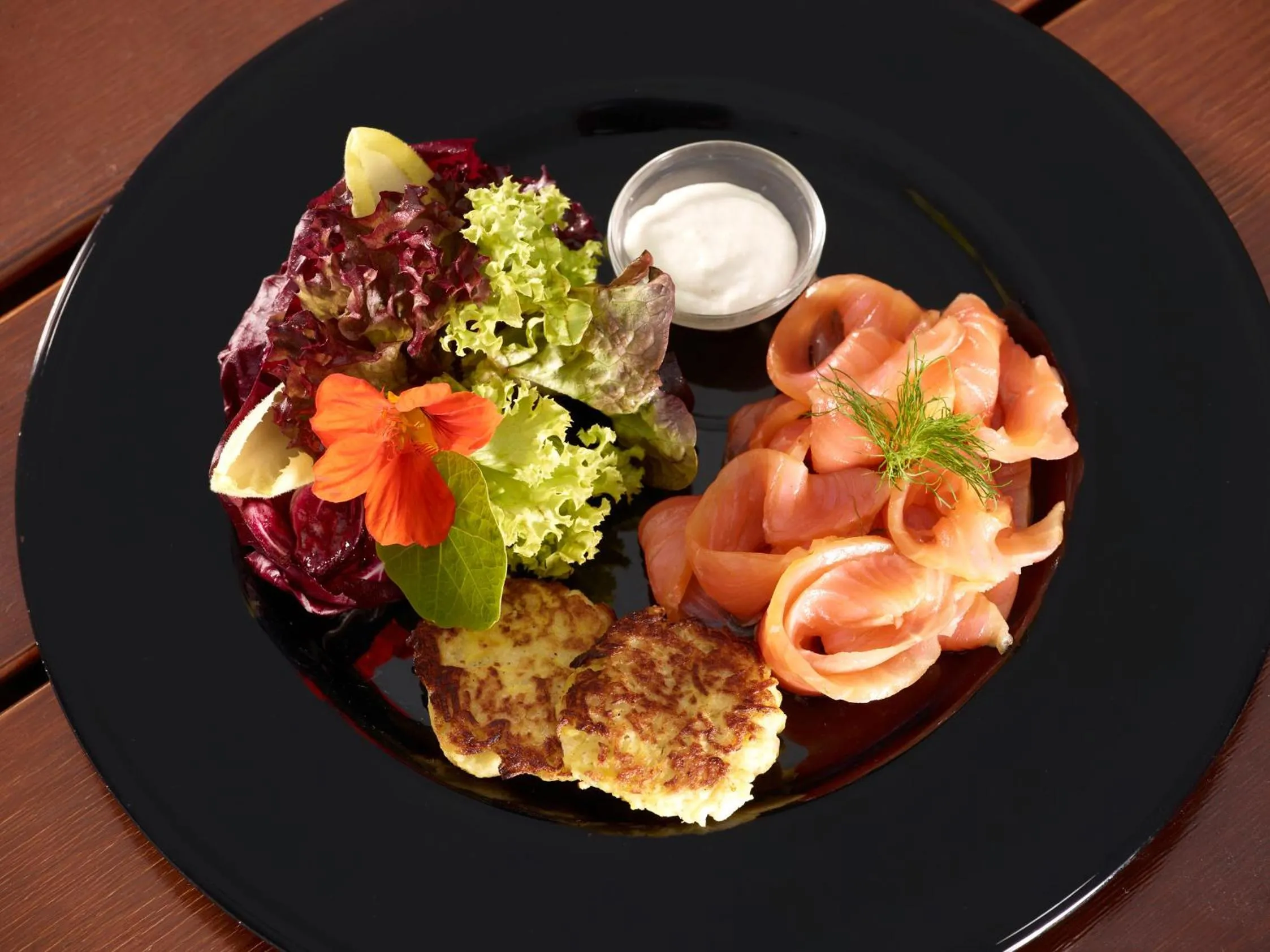 Food and drinks in Hotel Restaurant Lüdenbach