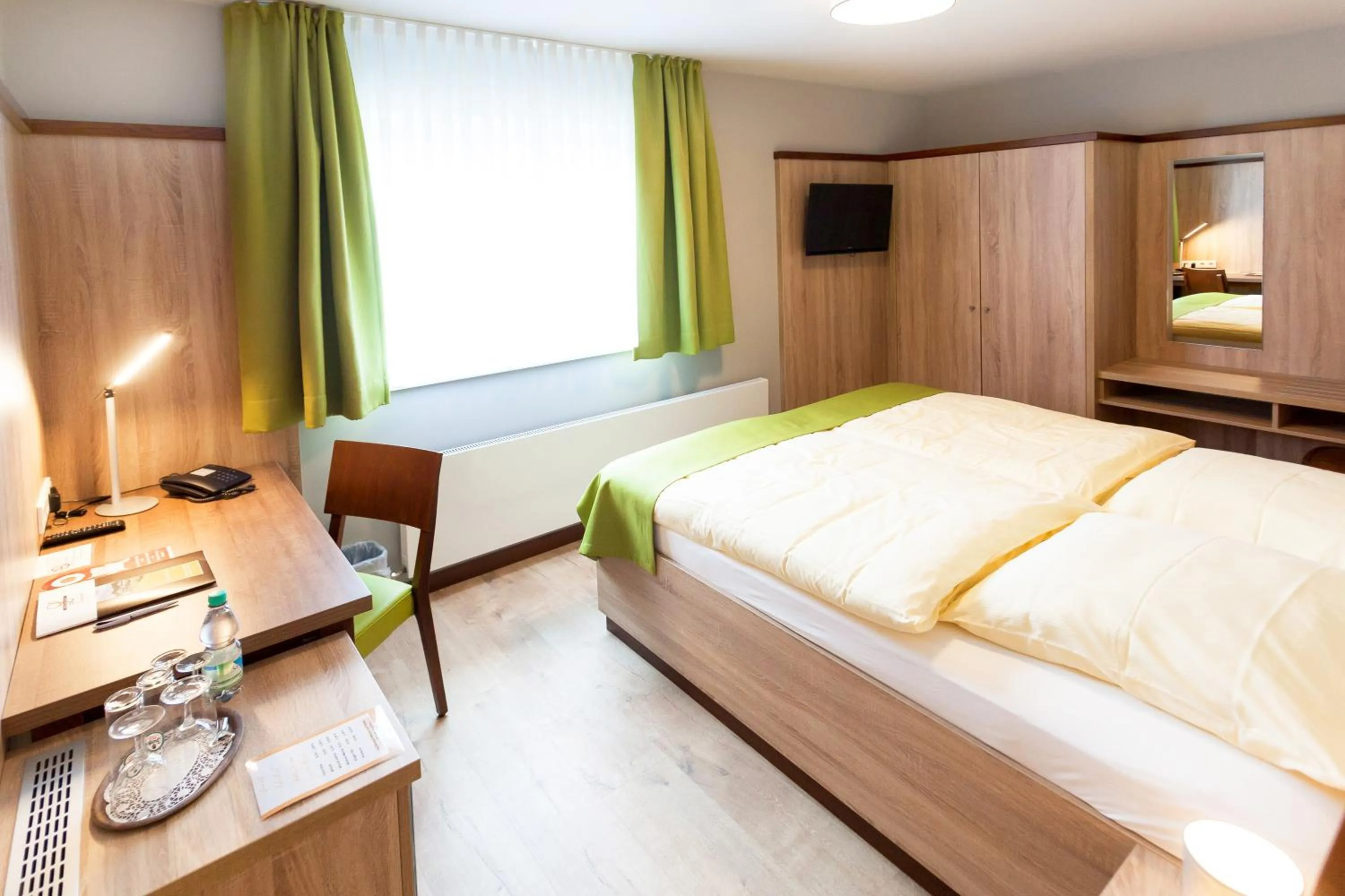 Decorative detail, Bed in Hotel Restaurant Lüdenbach