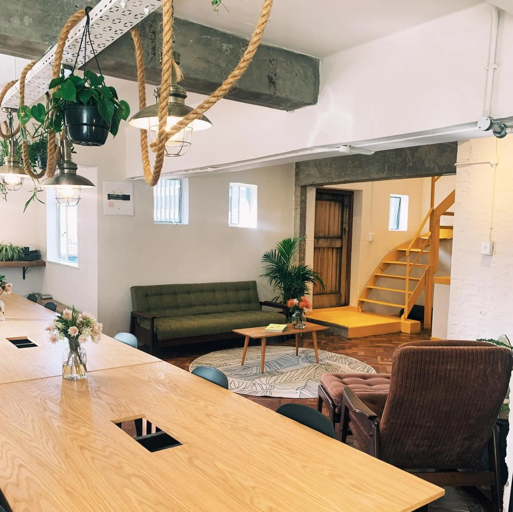Seating area in BlackBrick Cape Town Foreshore