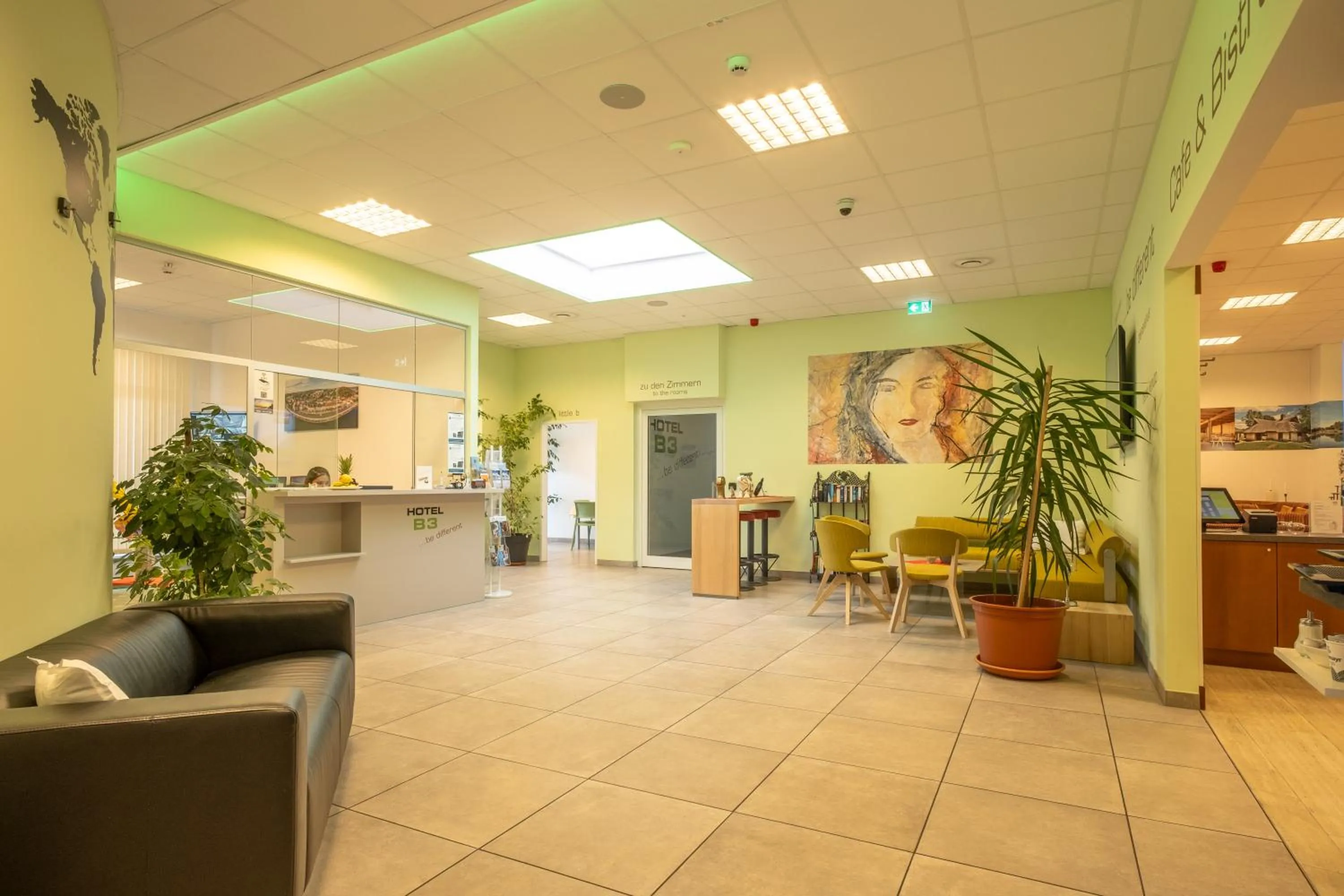 Lobby or reception in Hotel B3 GmbH