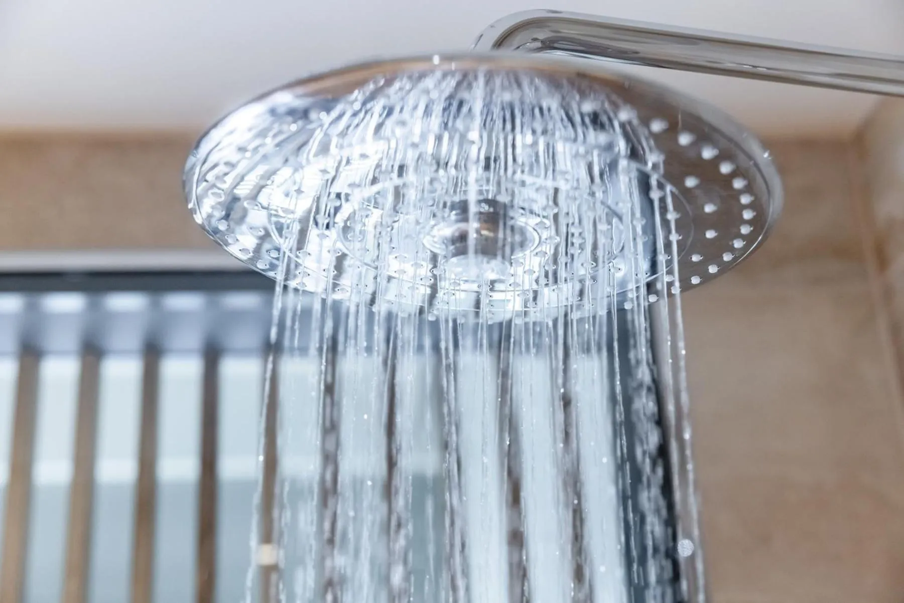 Shower in Hotel Breitenburg