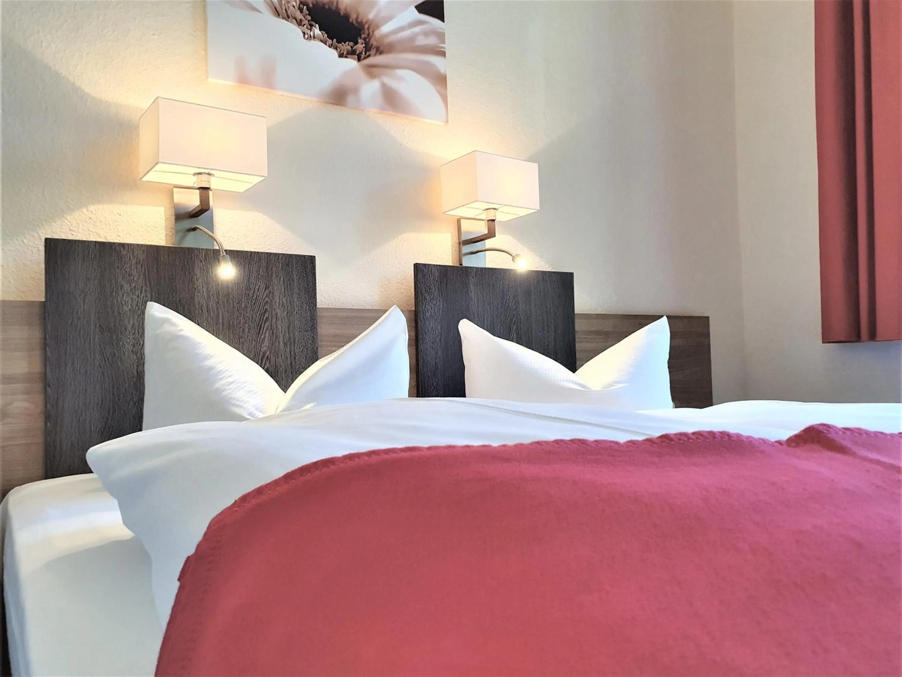 Bed in Melarose Feng Shui Hotel