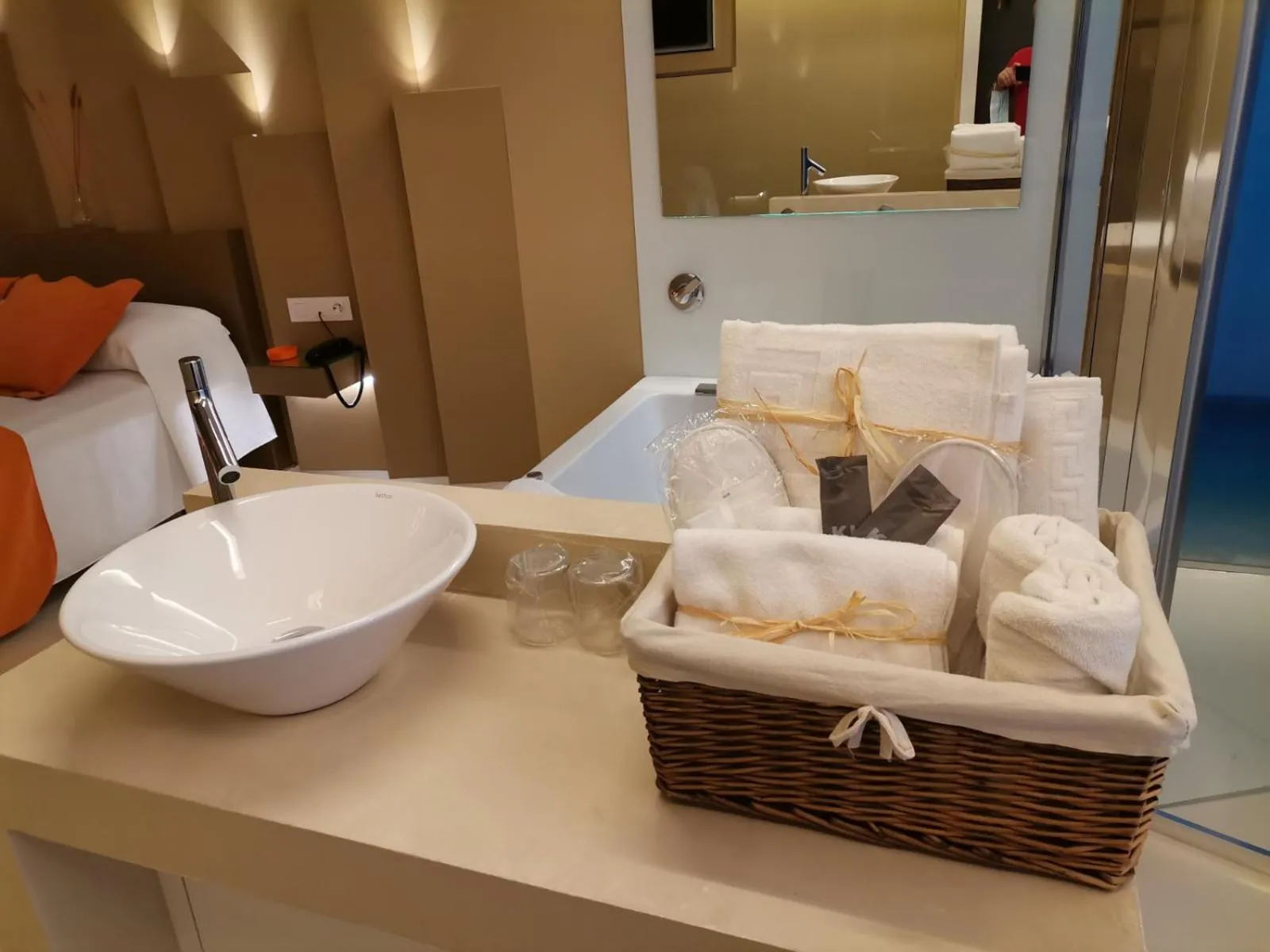 Bathroom in Motel Latino