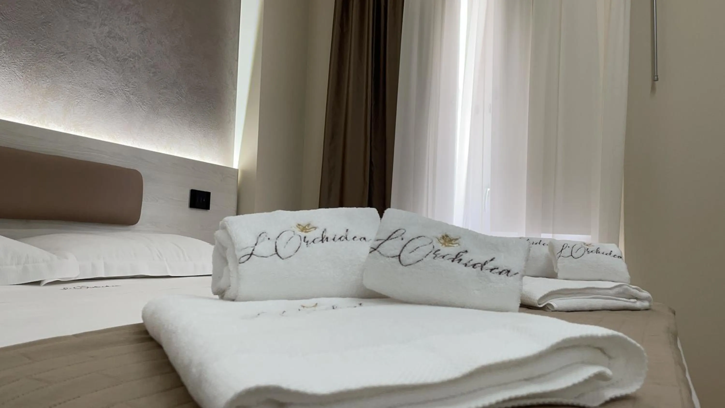 Bed in B&B L'Orchidea